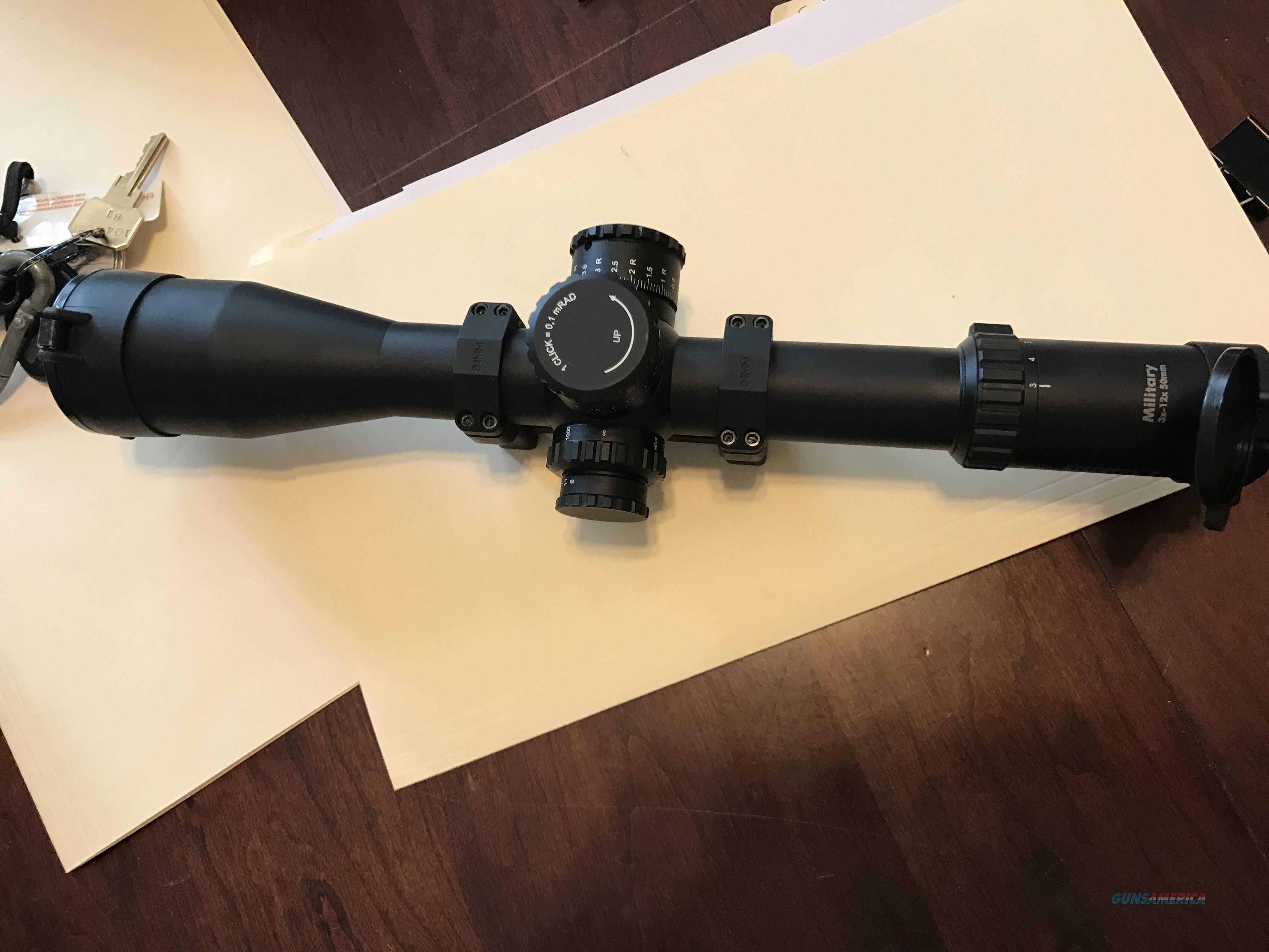 Steiner 3x-12x 50mm Military Scope for sale at Gunsamerica.com: 997783544