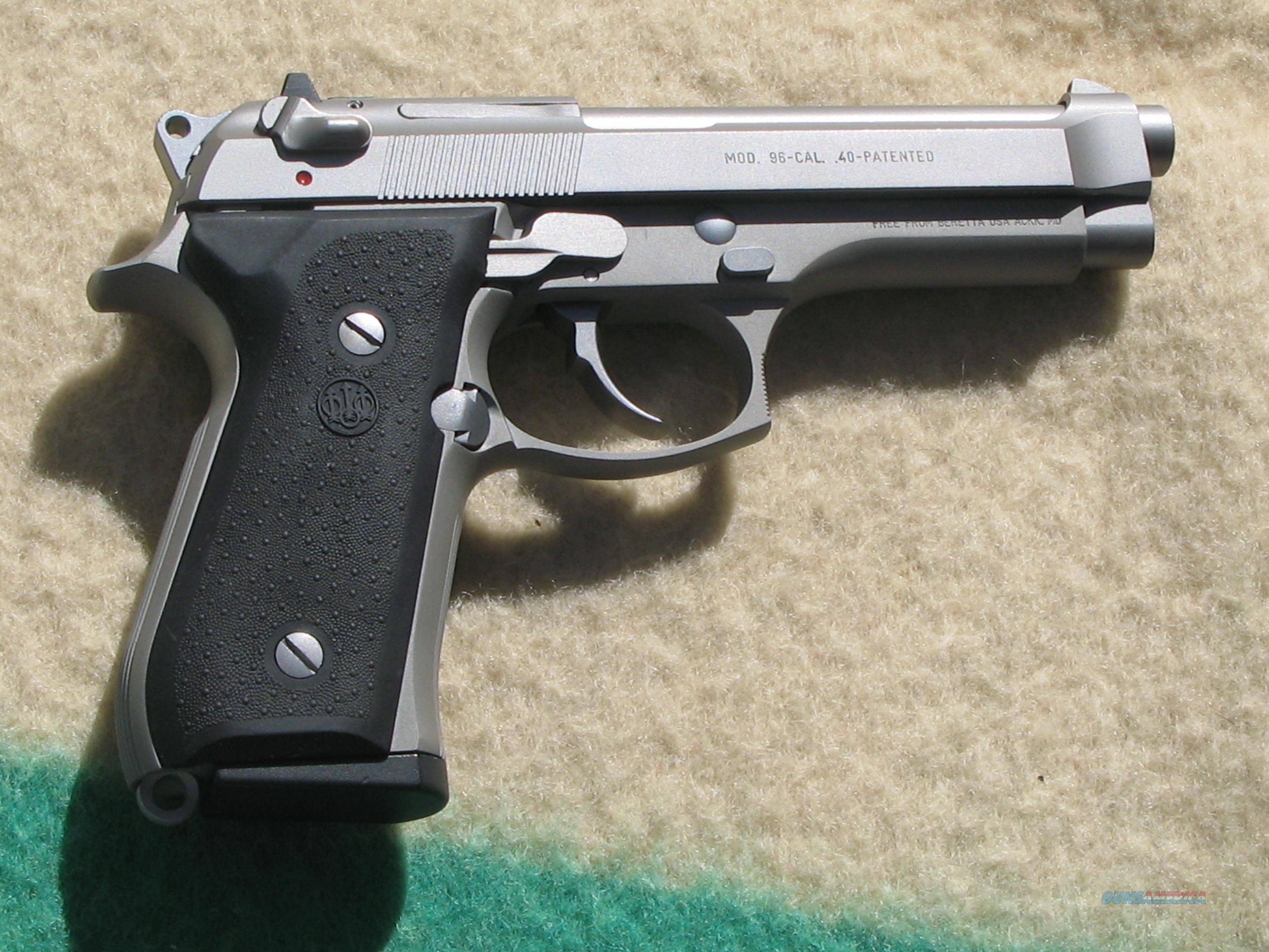 BERETTA 96FS INOX .40 S & W NIB for sale at Gunsamerica.com: 932106630