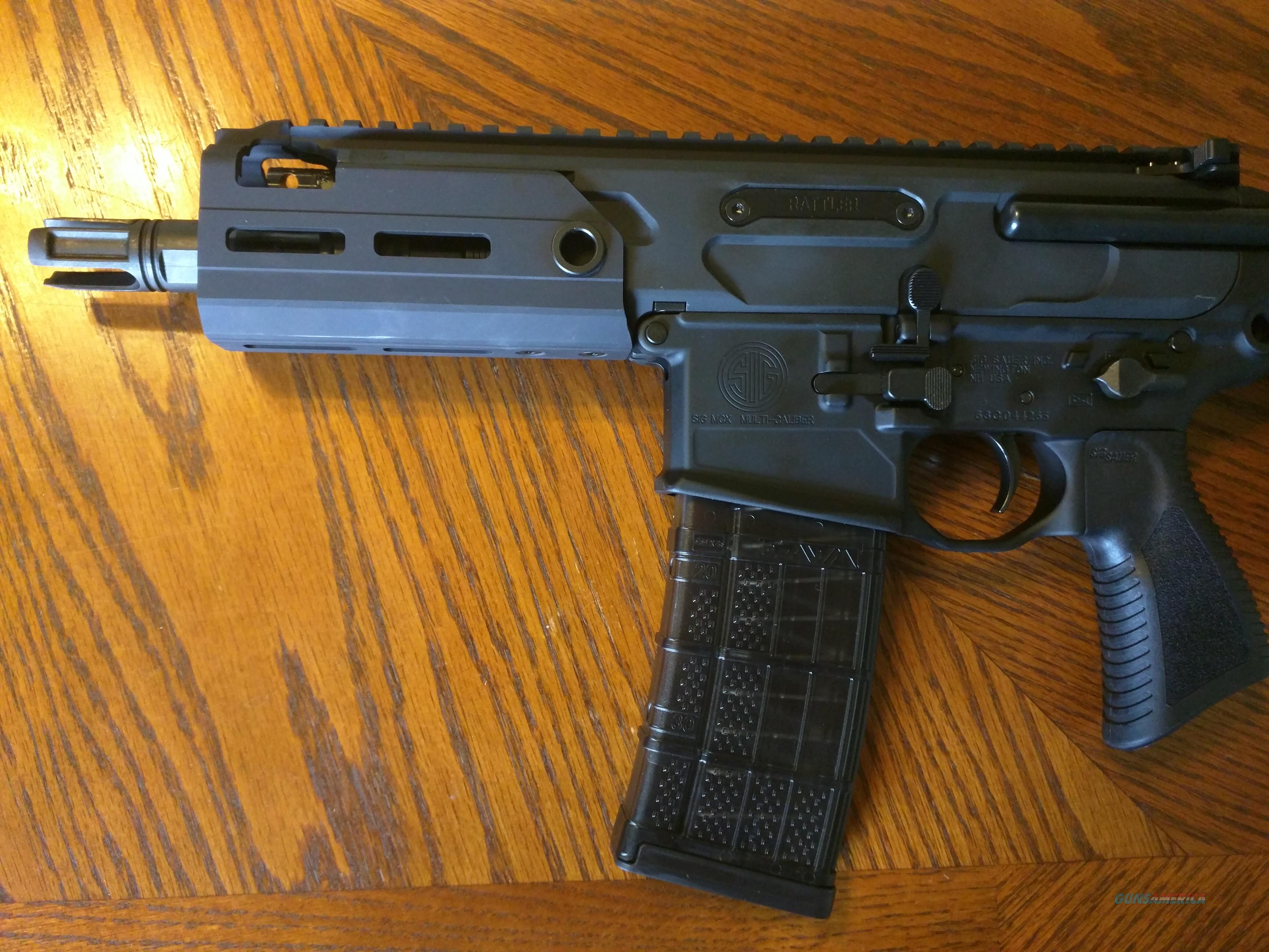 Sig Sauer AR 15 Pistol MCX Rattler ... for sale at Gunsamerica.com ...