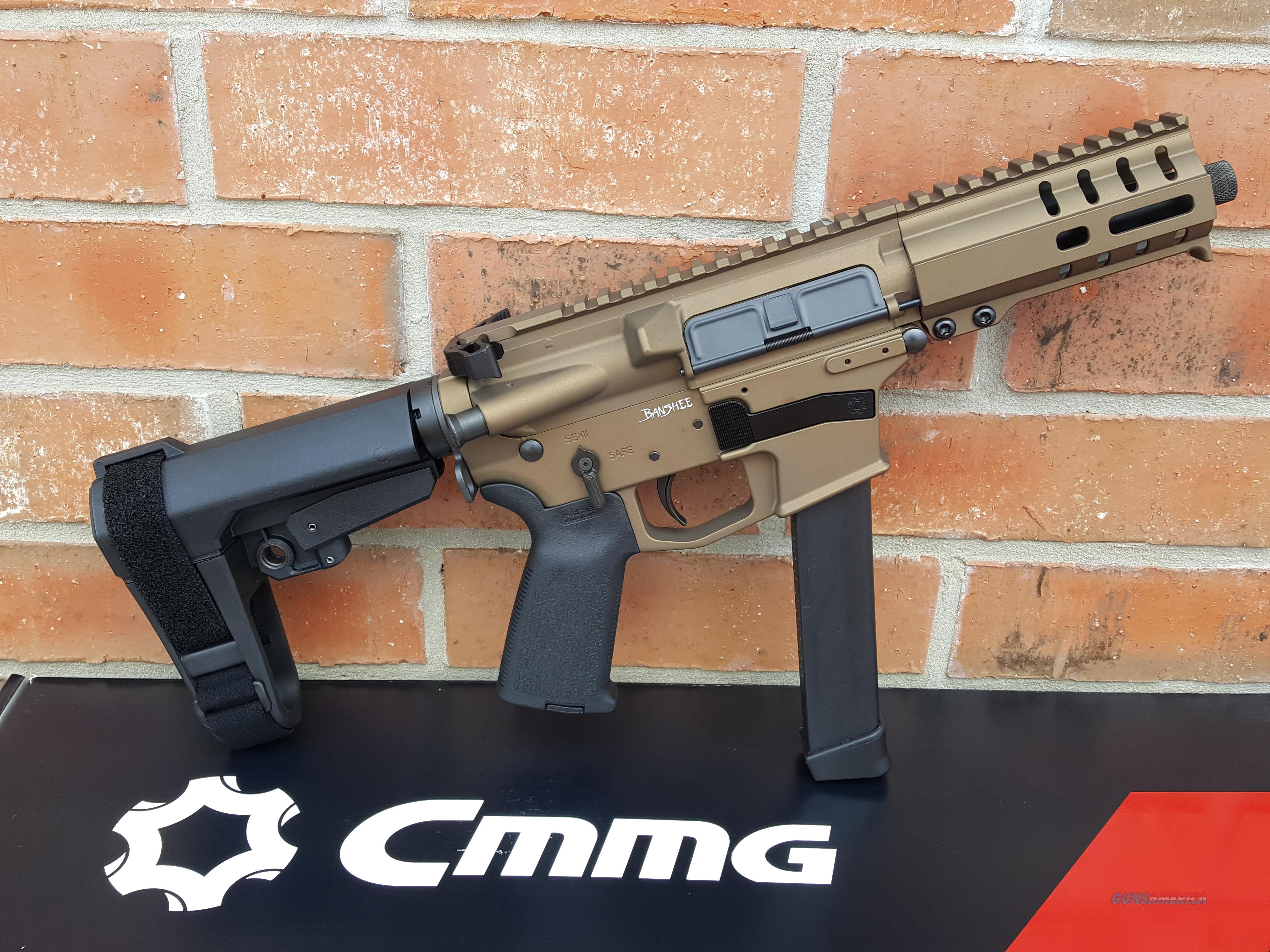 CMMG Banshee 300 AR 15 Pistol 9mm Burnt Bronze ... for sale