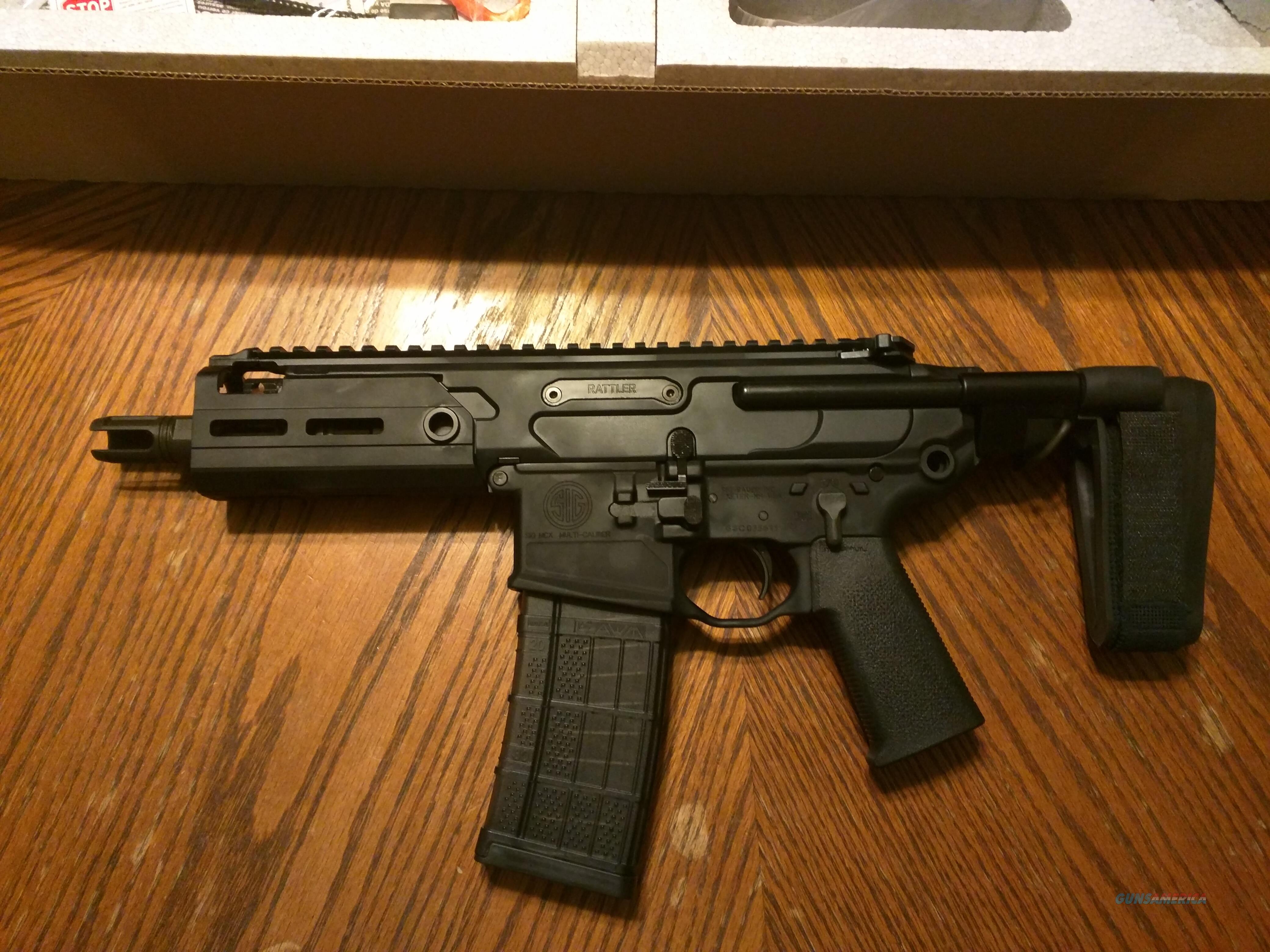 Sig Sauer AR 15 Pistol MCX Rattler ... for sale at Gunsamerica.com ...