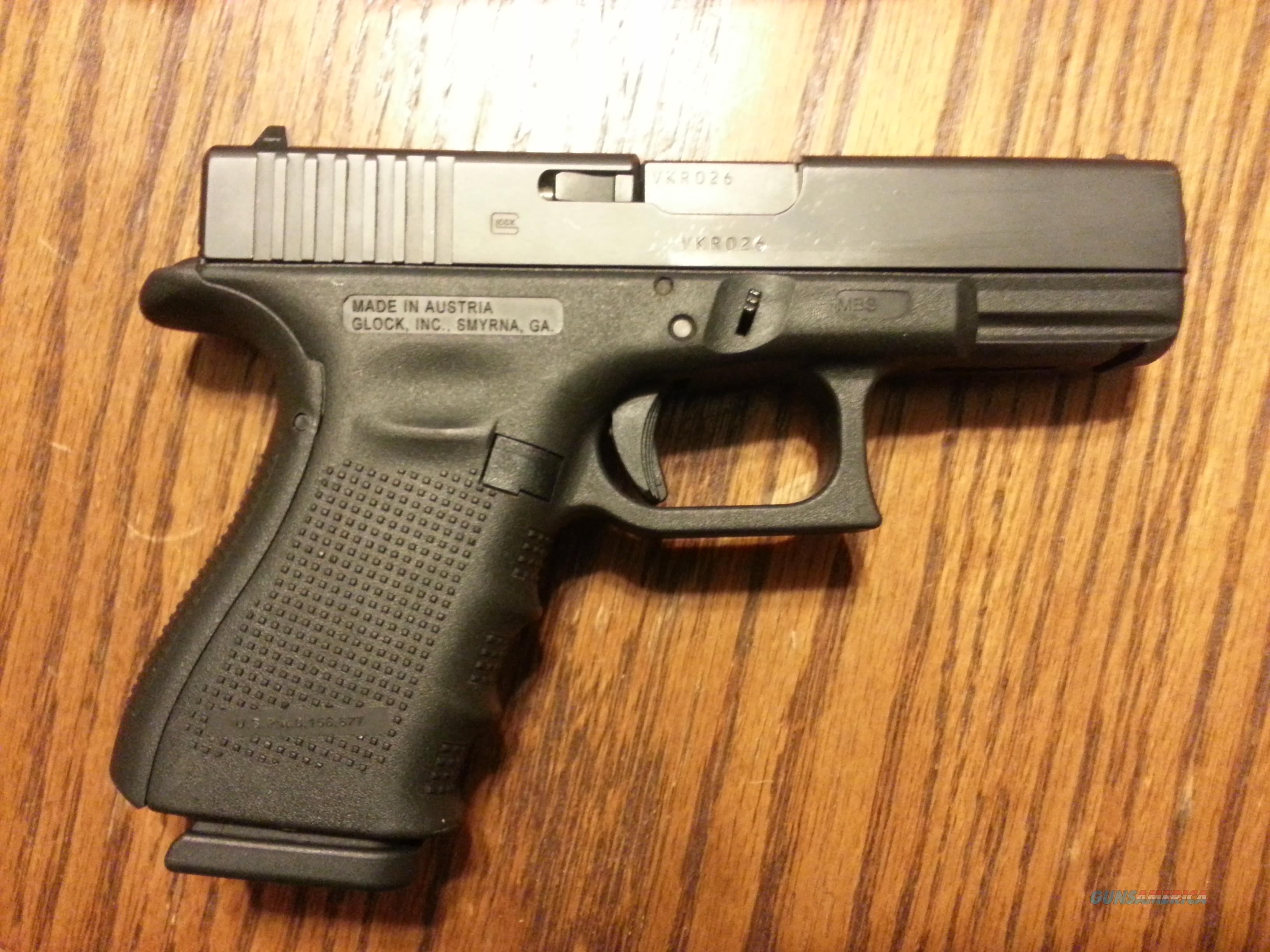 Glock 19 Gen 4, 9mm, 3 Mags, Xtra For Sale At Gunsamerica.com: 960198242