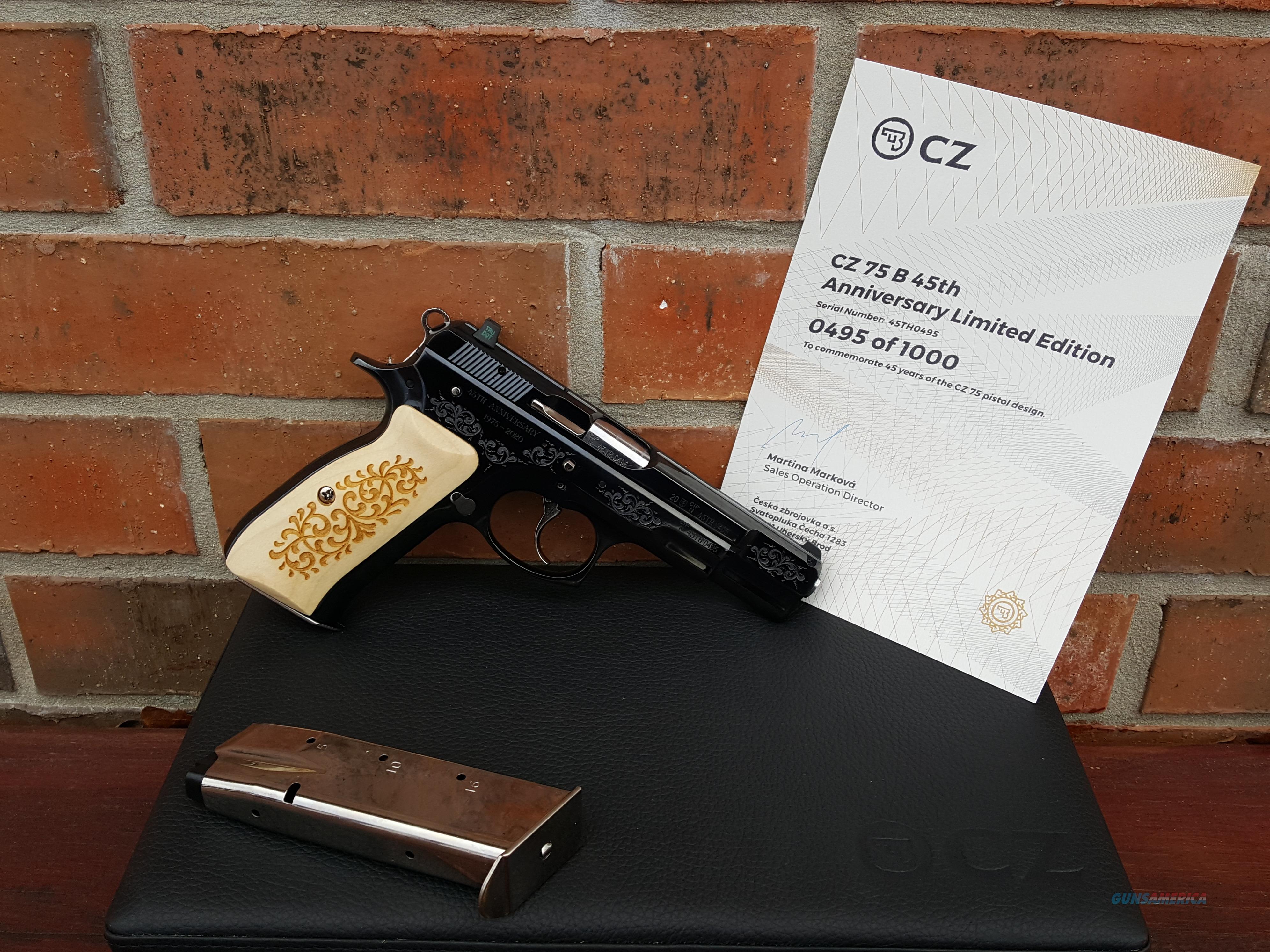 CZ 75 B 45TH ANNIVERSARY 9MM PISTOL... For Sale At Gunsamerica.com ...