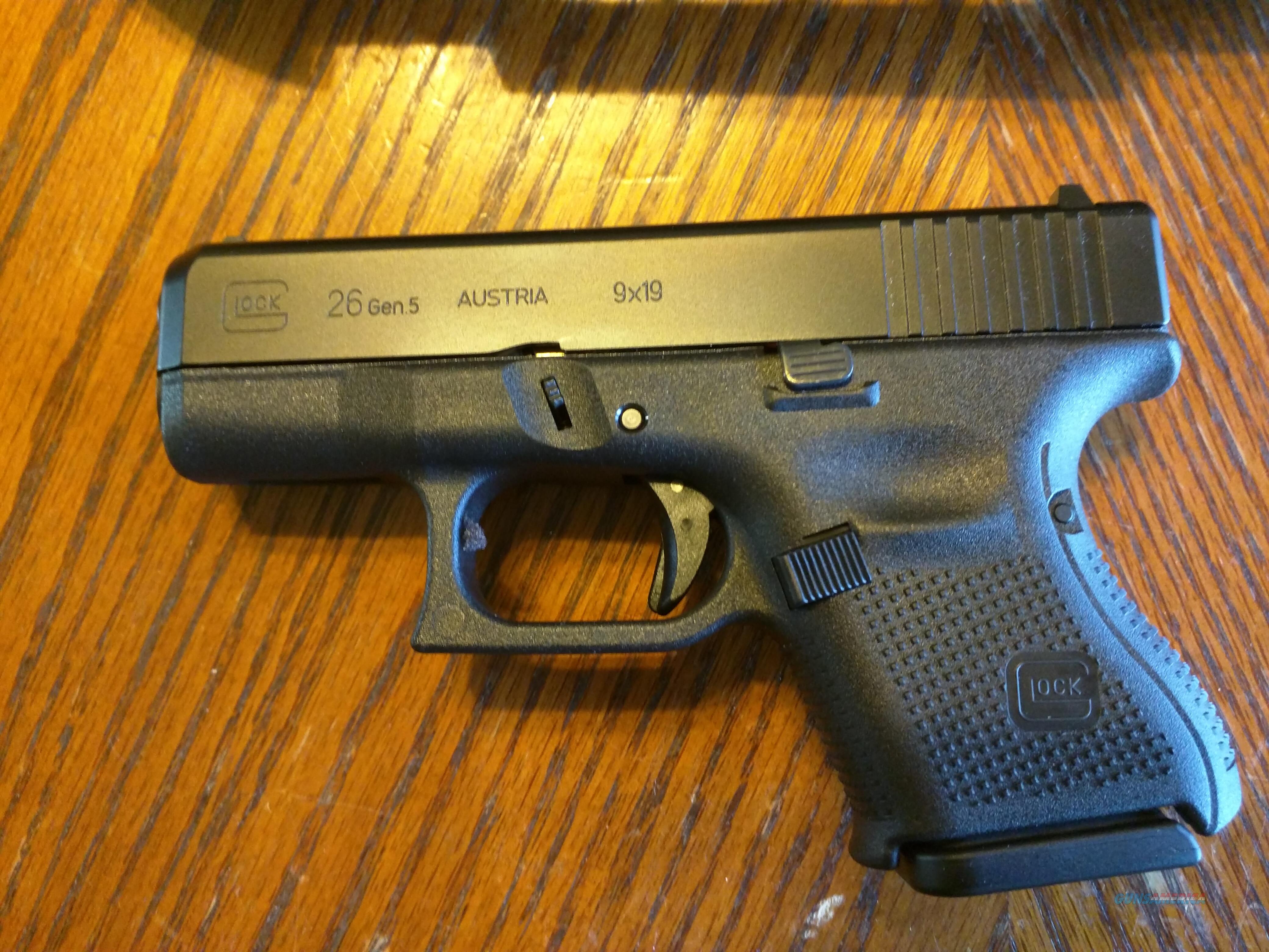 Glock 26 Gen 5 9mm Baby Glock NEW M... for sale at Gunsamerica.com ...