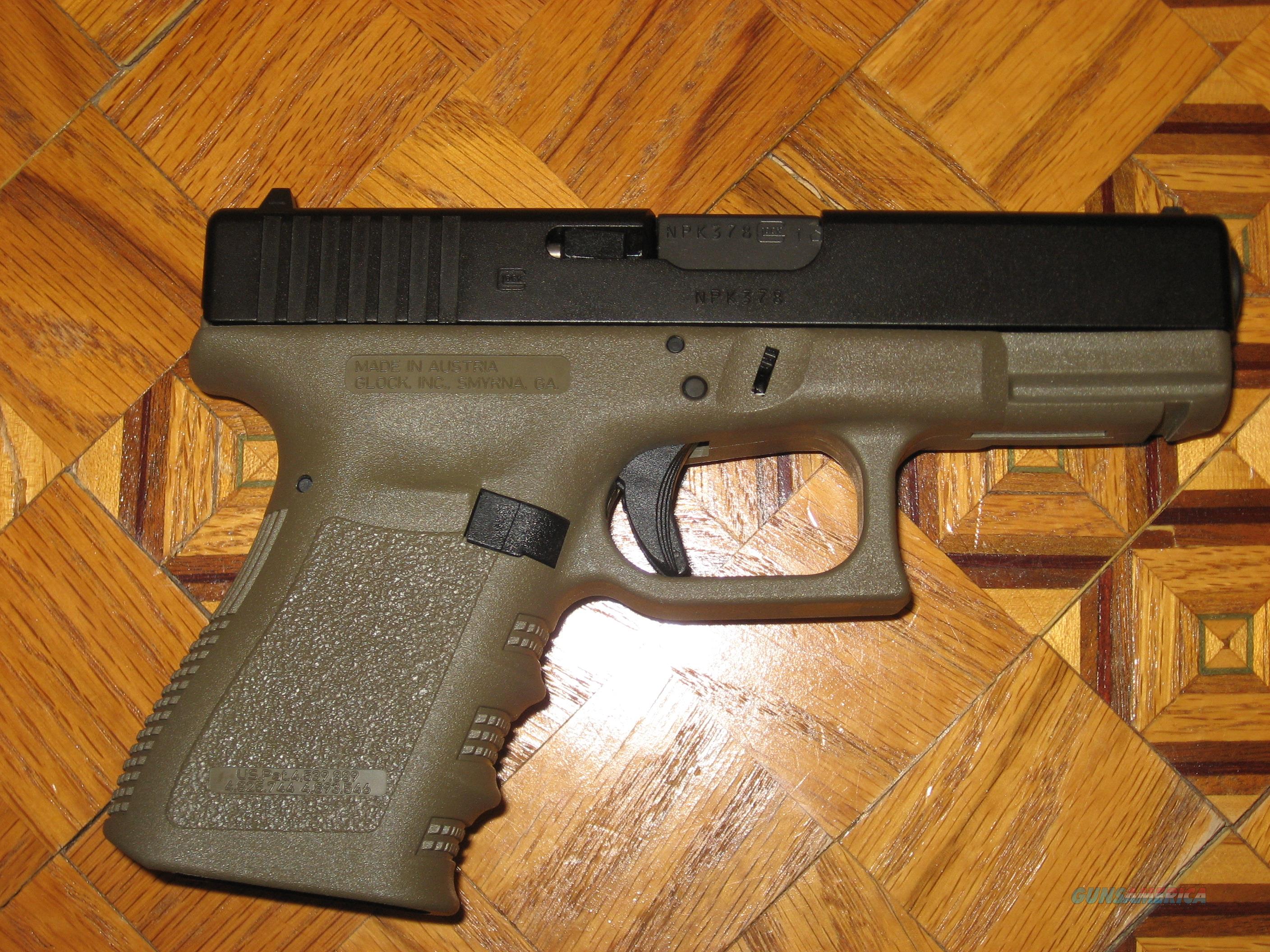 OD Green Glock 19 (Gen 3) for sale at Gunsamerica.com: 960610547