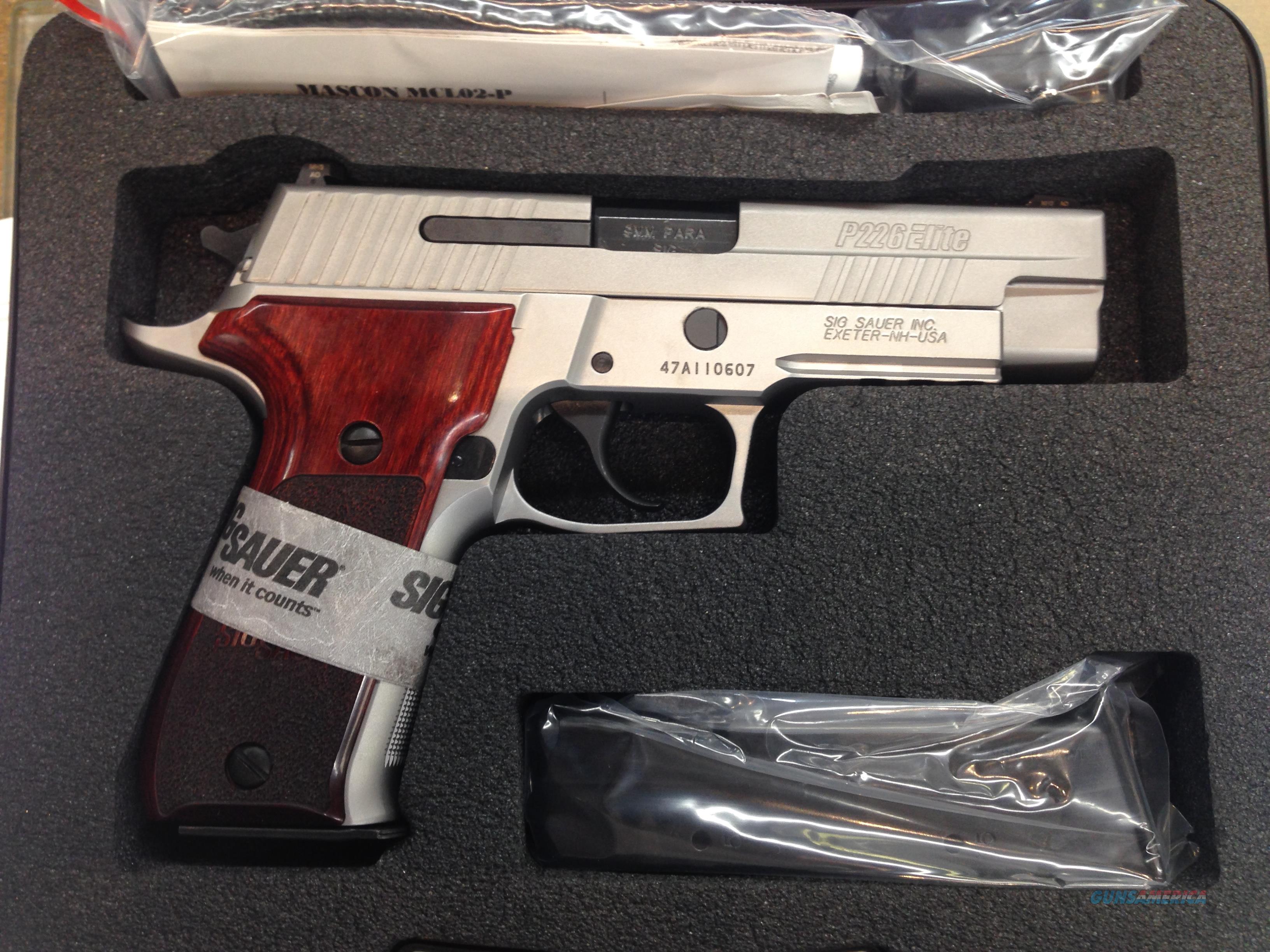 Sig Sauer P226 Elite 9mm - Stainless - NIB For Sale