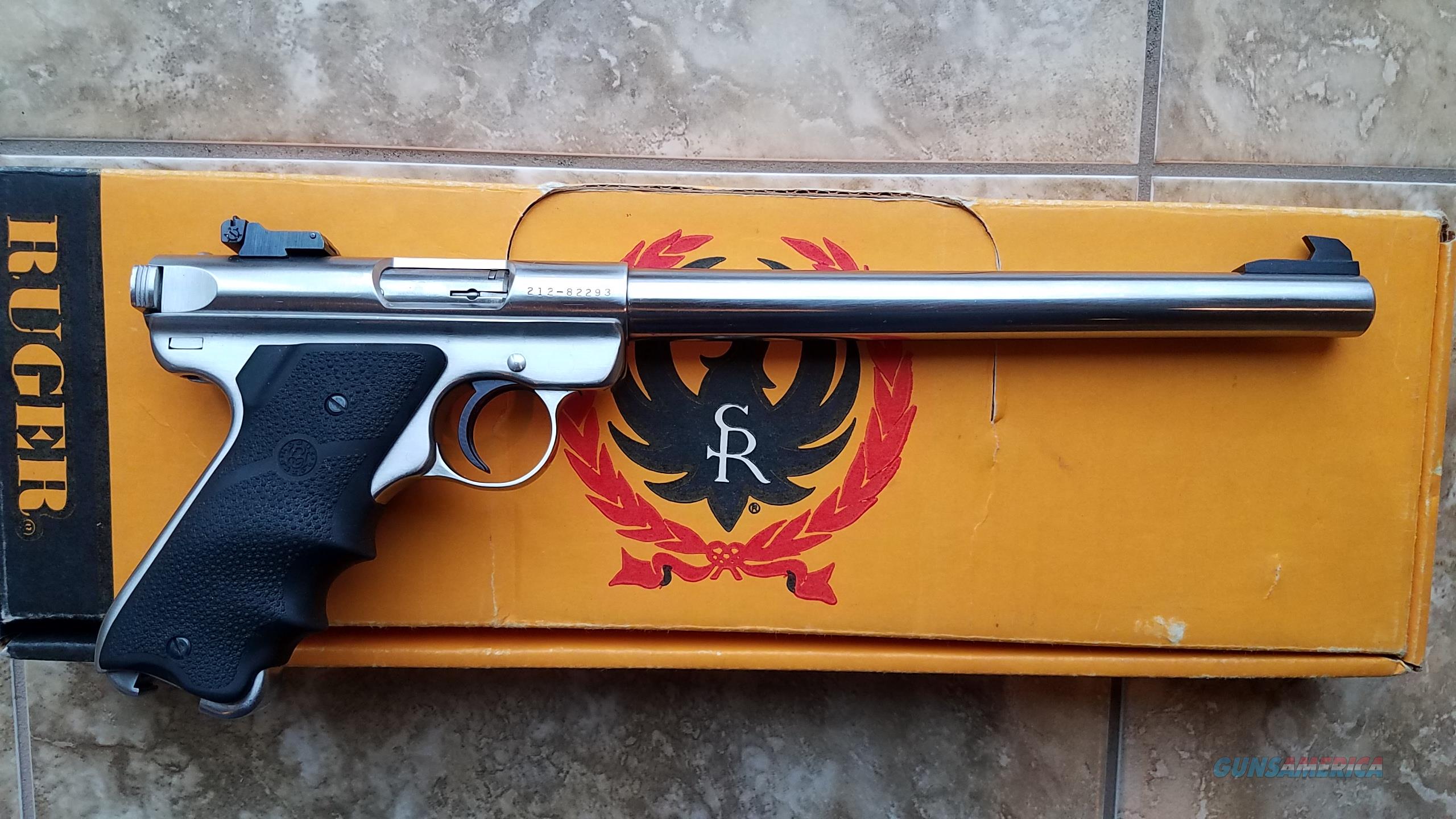 Ruger Mark Ii Stainless Target Pist For Sale At Gunsamerica Com