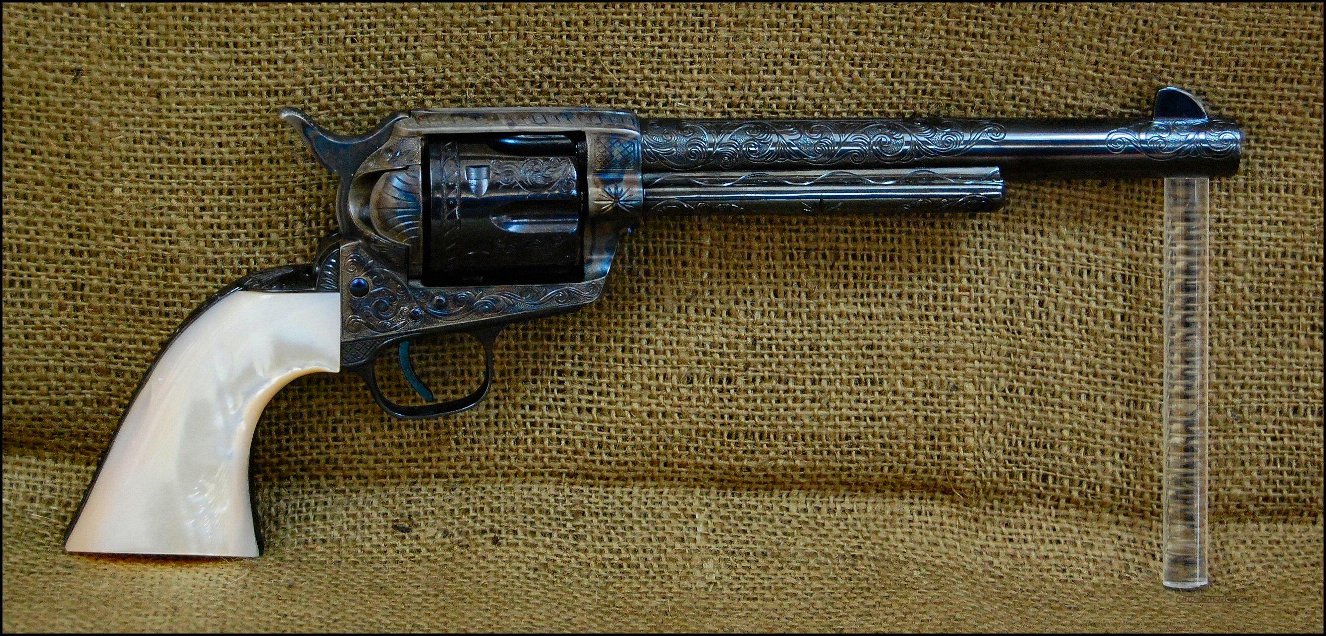 Colt 1873 Saa 1st Gen Custom Engraved 45 Lon For Sale 5319