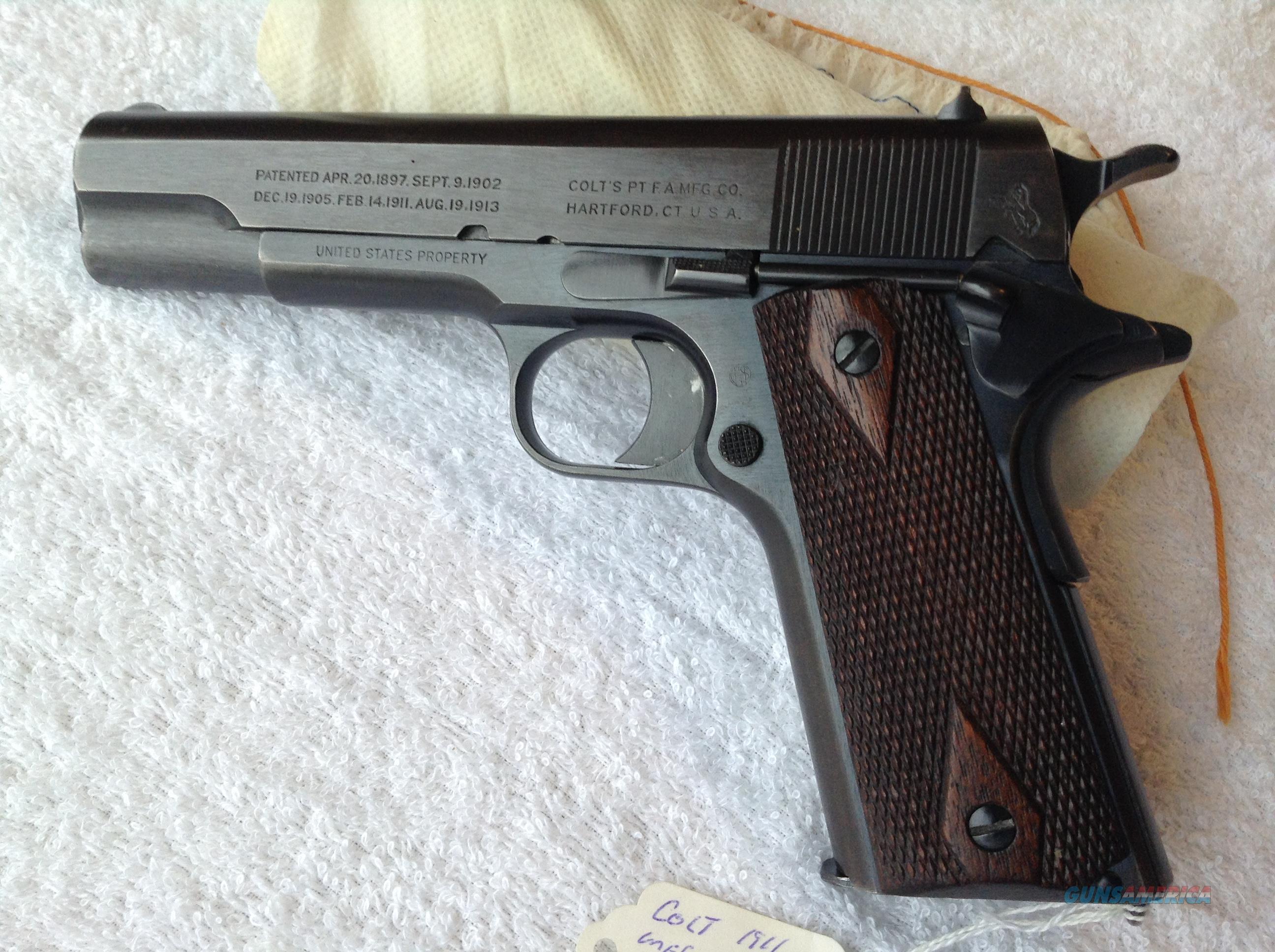 Beautiful All Original 1917 Colt 19... for sale at Gunsamerica.com ...