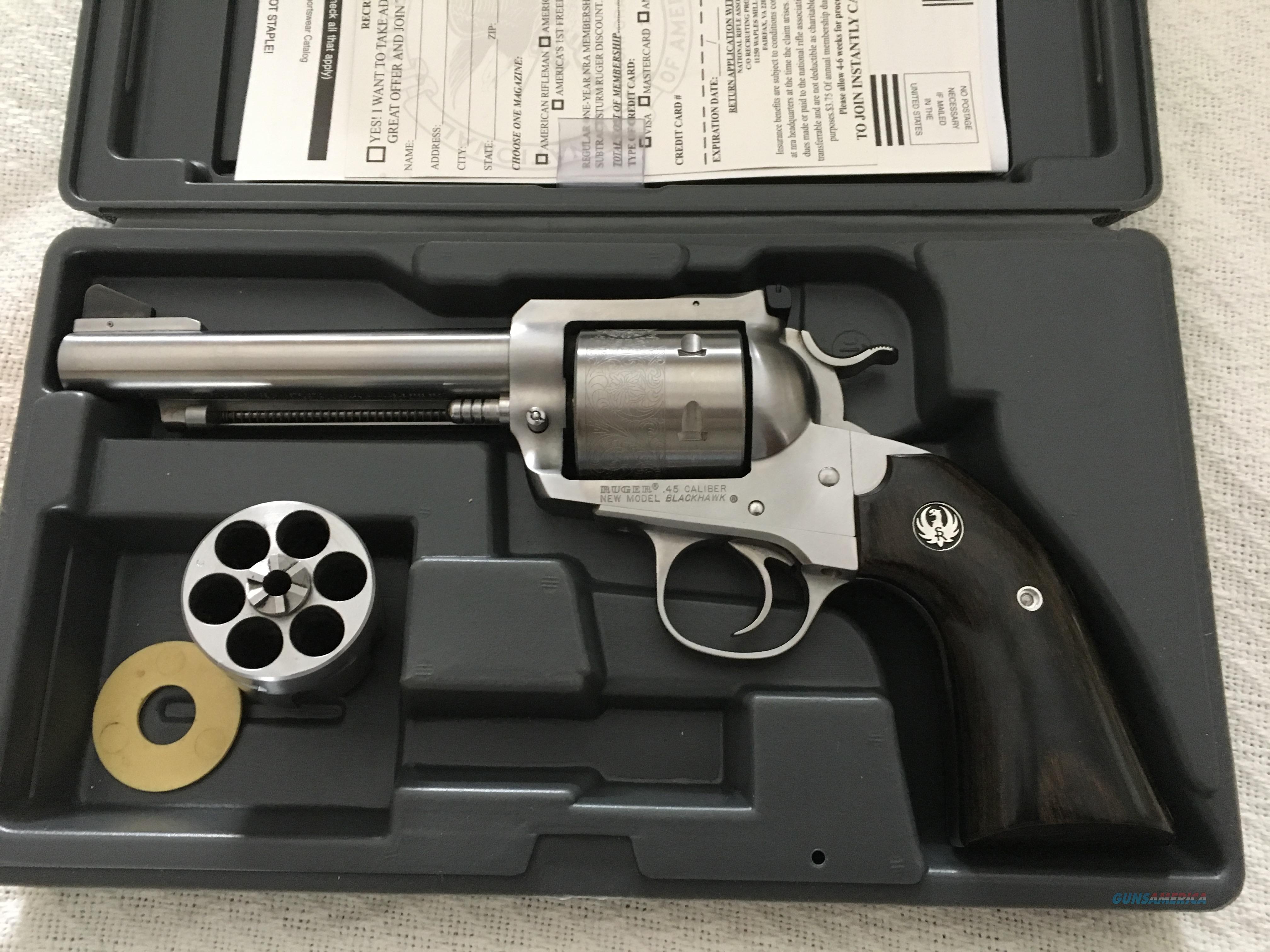 Ruger Bisley Stainless .45 Colt &. 45ACP for sale