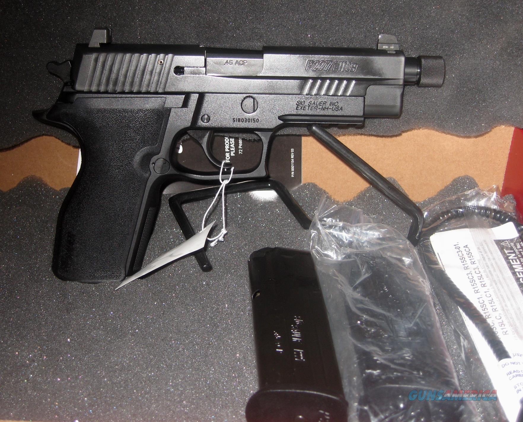 Sig Sauer P227 Enhanced Elite Full For Sale At