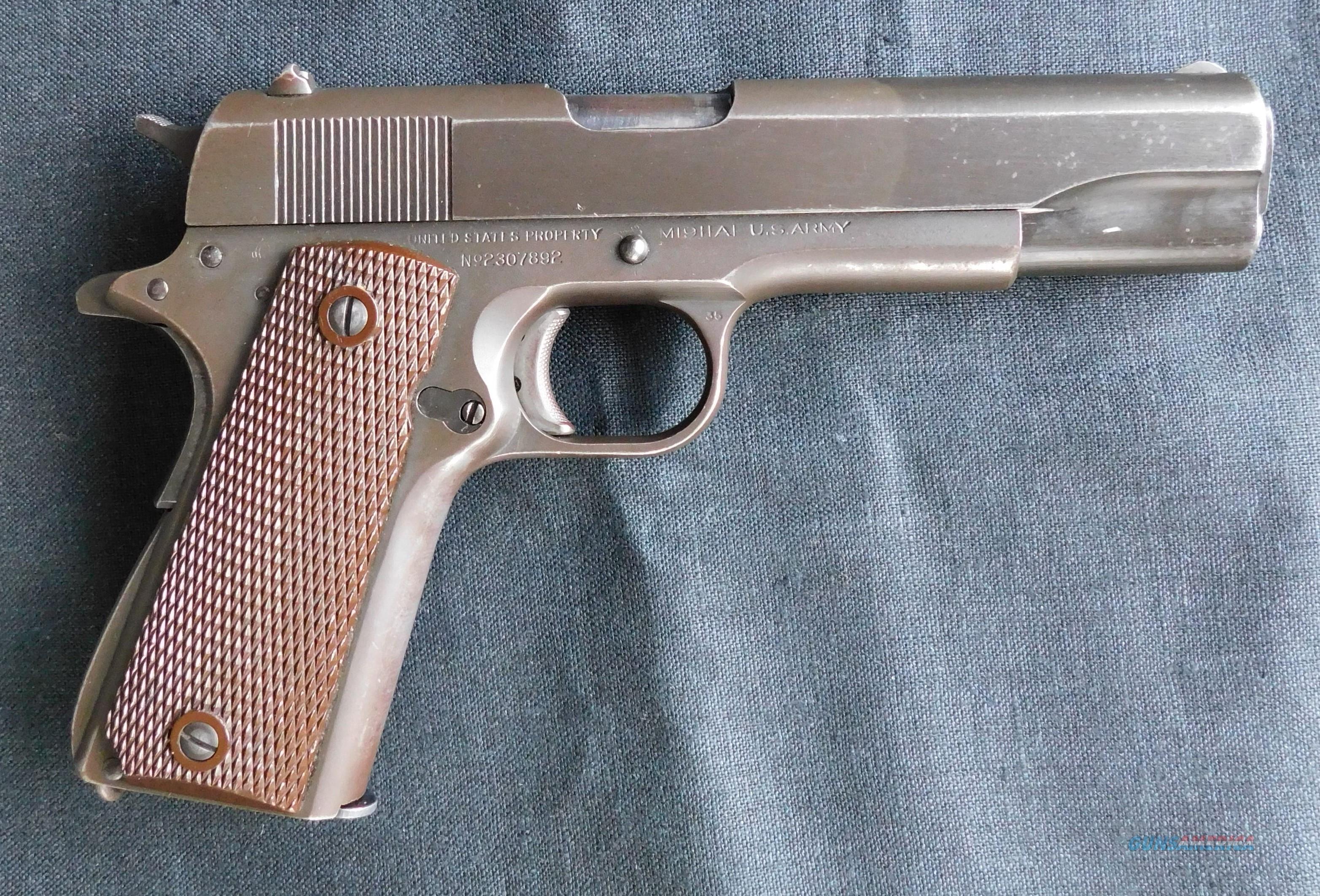 Colt 1911 A1 45 Ww2 Parco Lubrite Finish Hot Sex Picture 8345