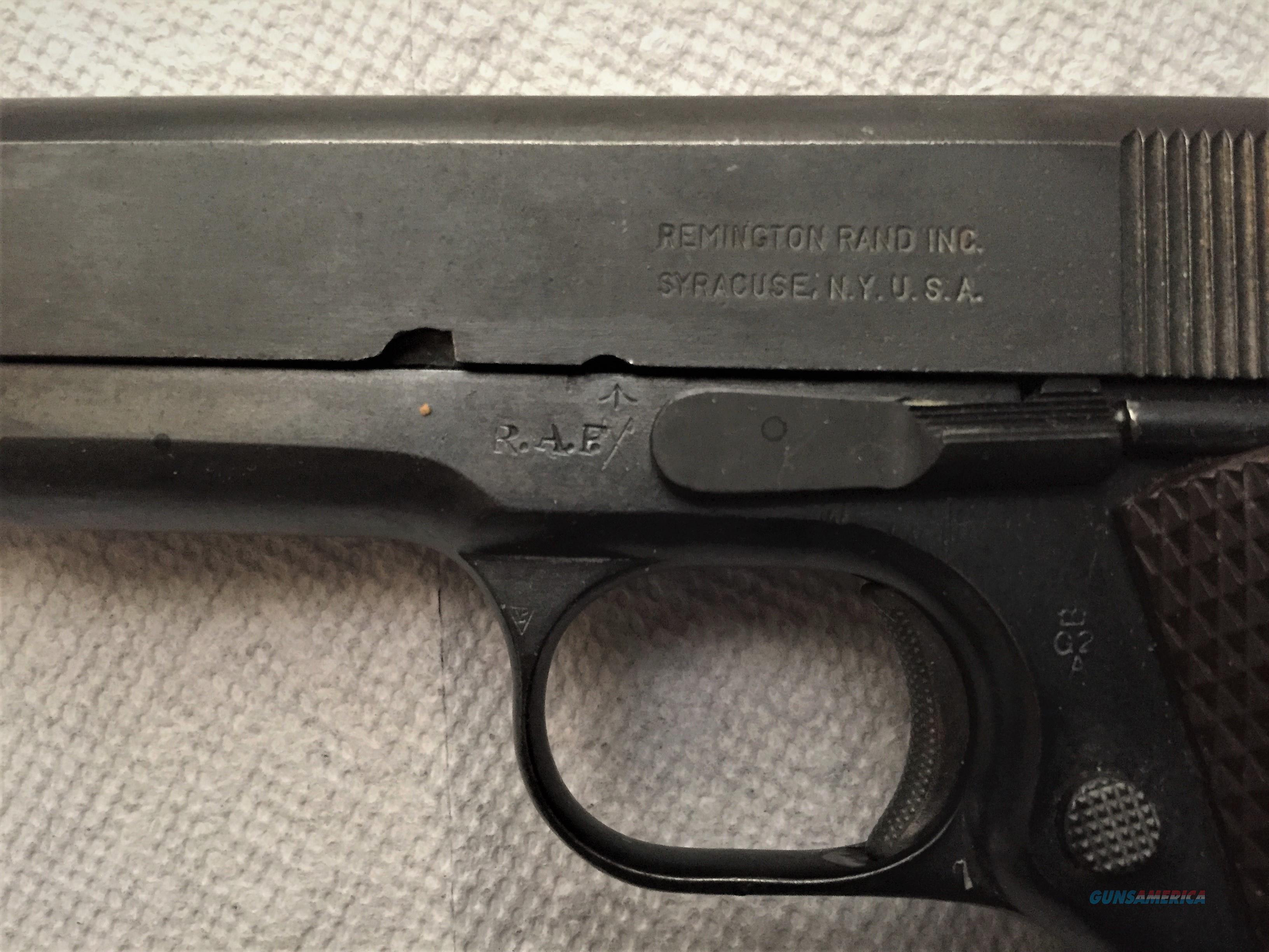 Remington Rand 1911 World War 2 era... for sale at Gunsamerica.com ...