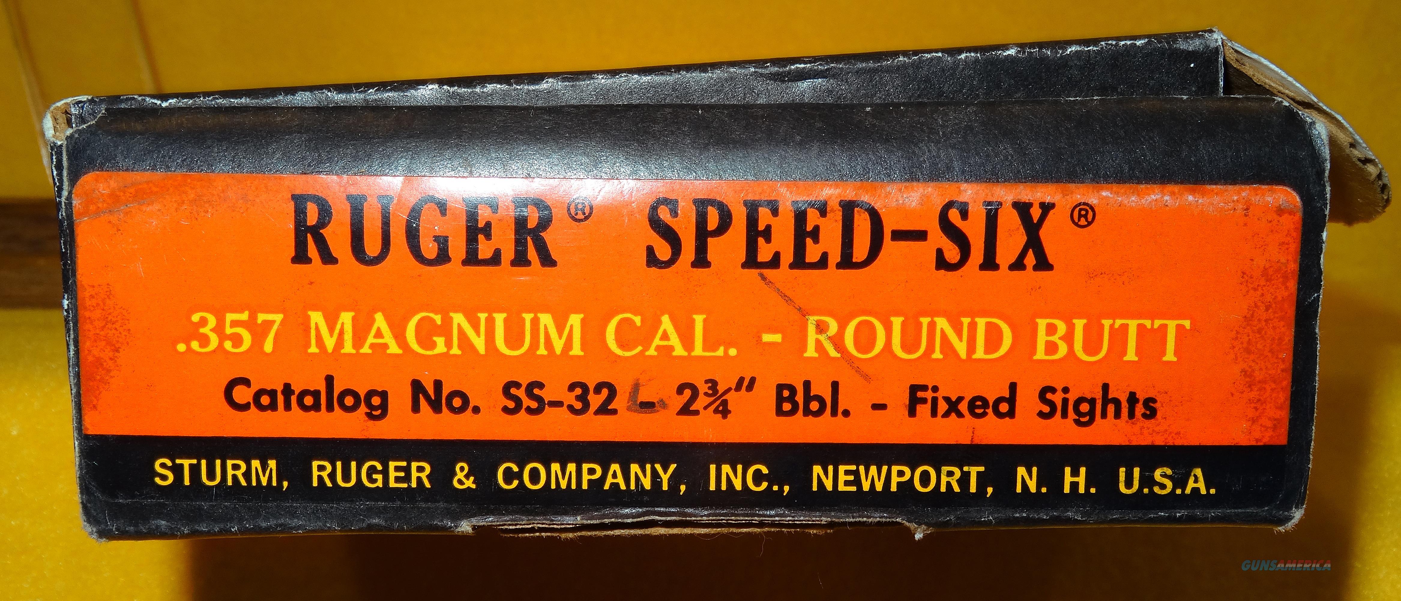 ruger security six serial number 157