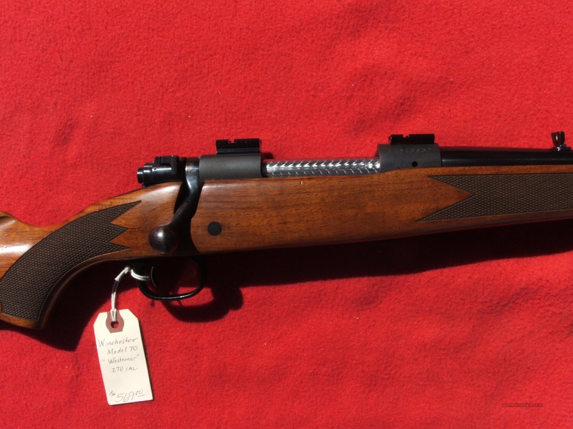 Winchester M70 Westerner, 270cal. for sale at Gunsamerica.com: 947755884