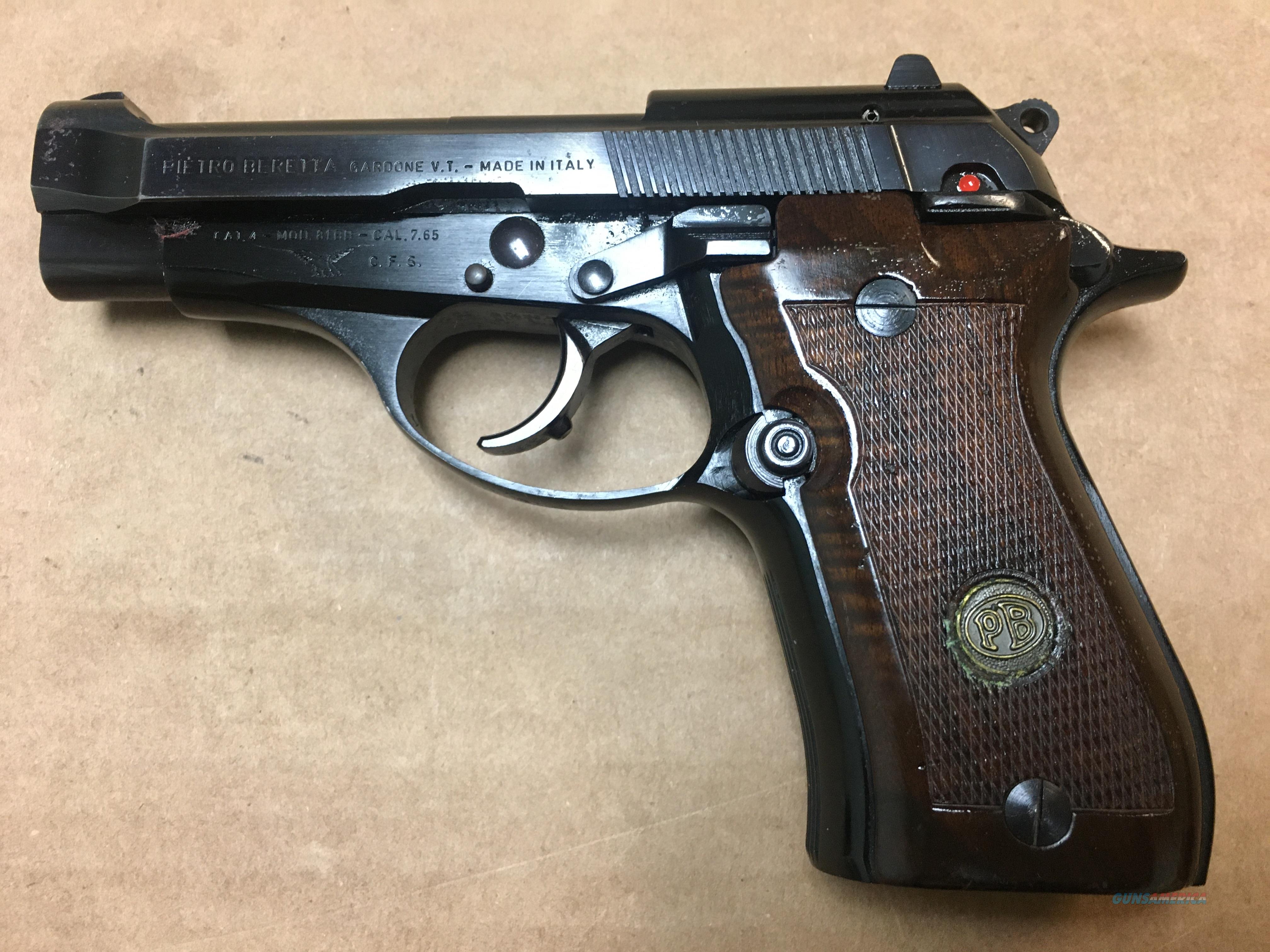 Beretta 81bb 32 Acp 7 62 Pistol With Wood Gr For Sale