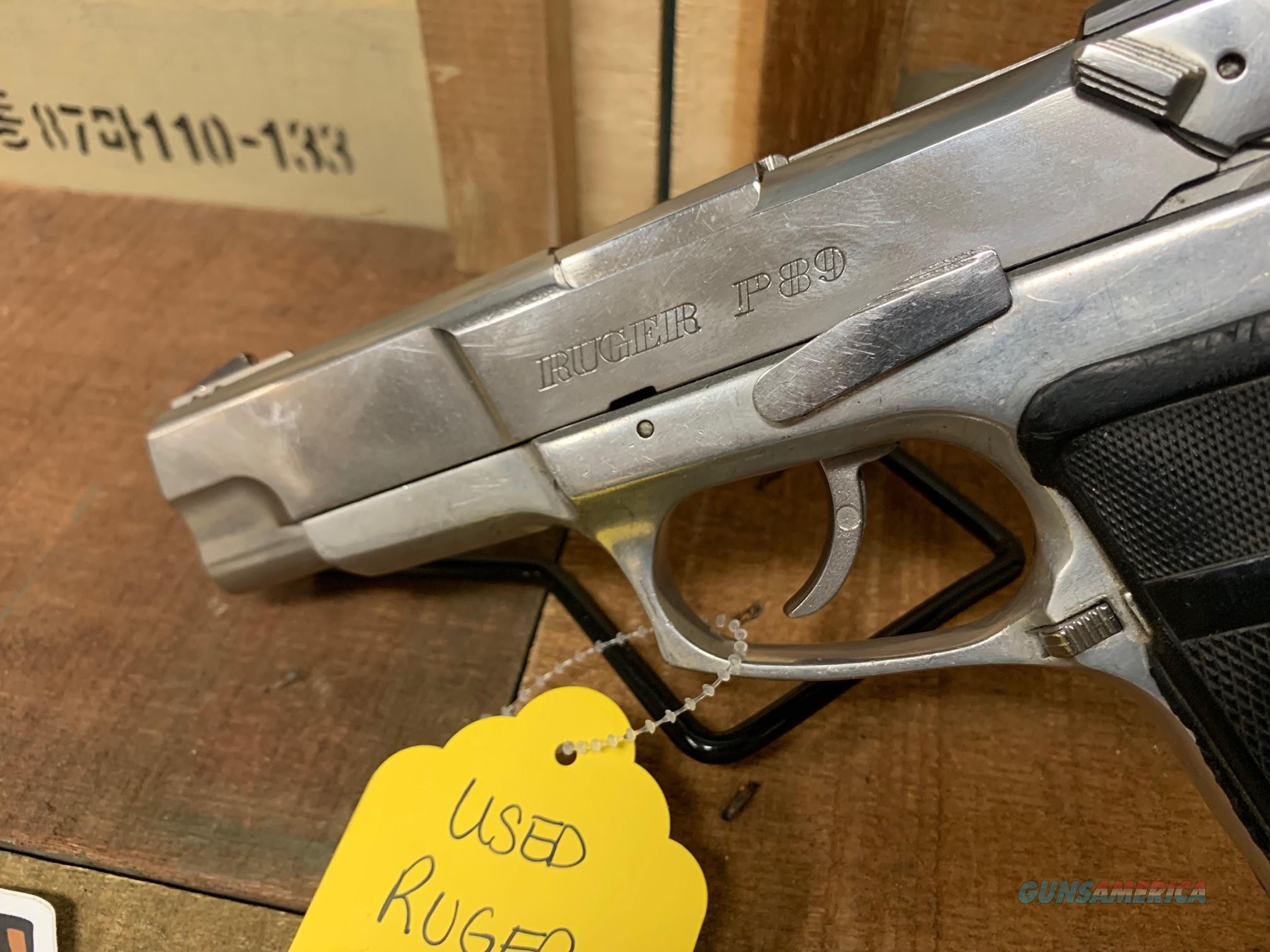 Used Ruger P89 Stainless 9mm No Cc For Sale At