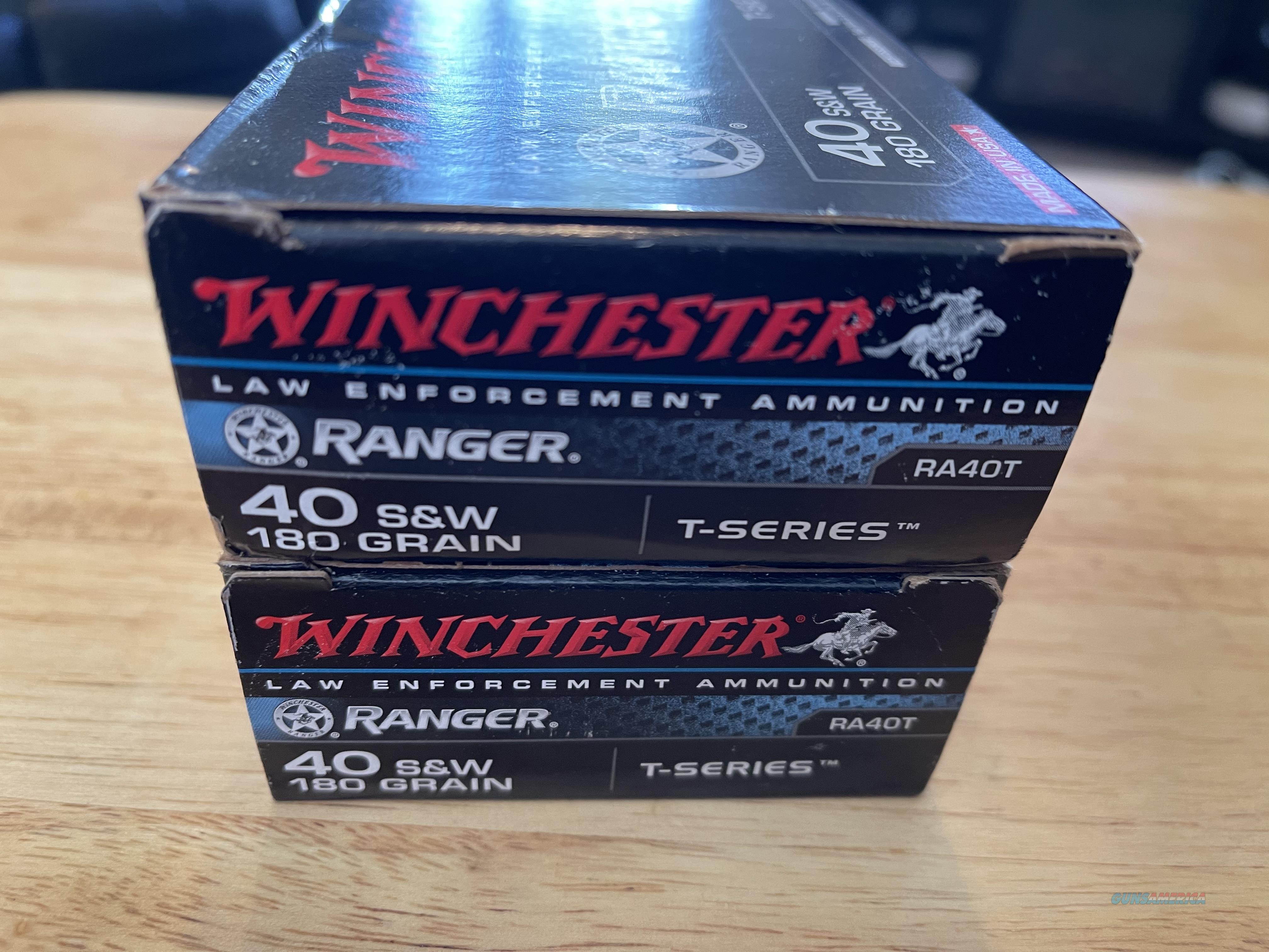 Winchester Ranger 40 s&w Ammo for sale at Gunsamerica.com: 938578124