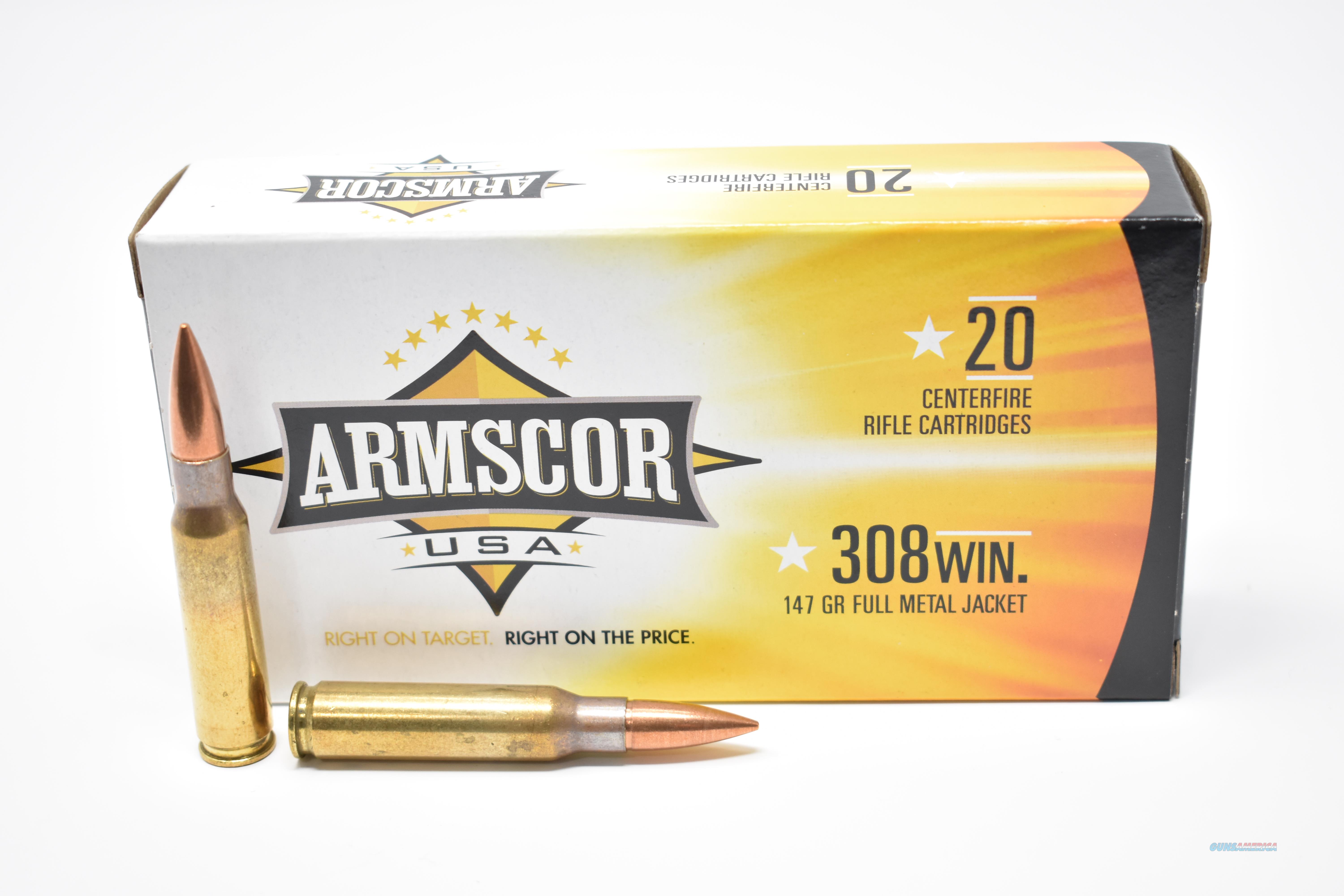 308 Win Armscor Ammo (reloadable) For Sale At Gunsamerica.com: 946146735