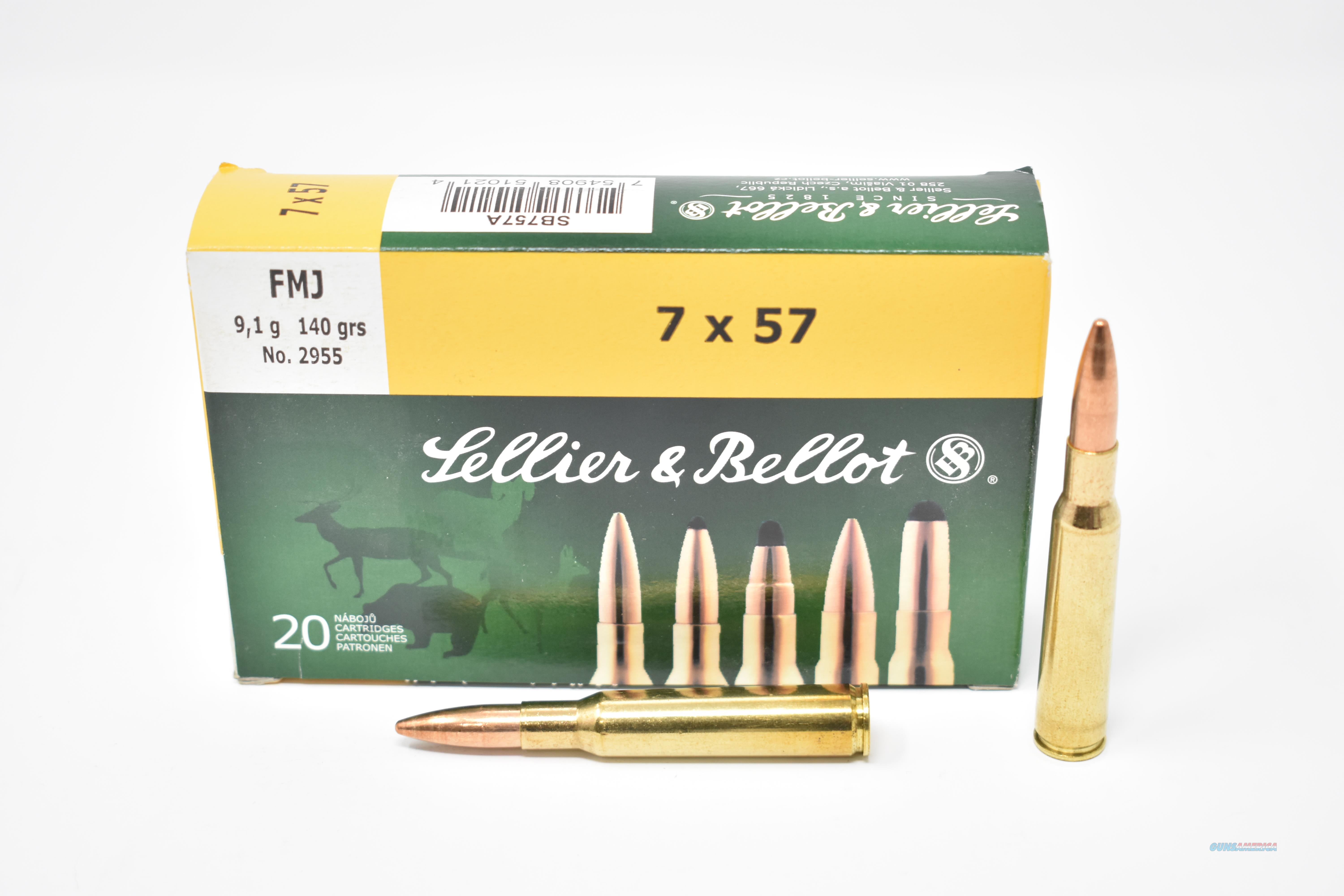 7 X 57 Sellier & Bellot Factory Amm... for sale at Gunsamerica.com ...