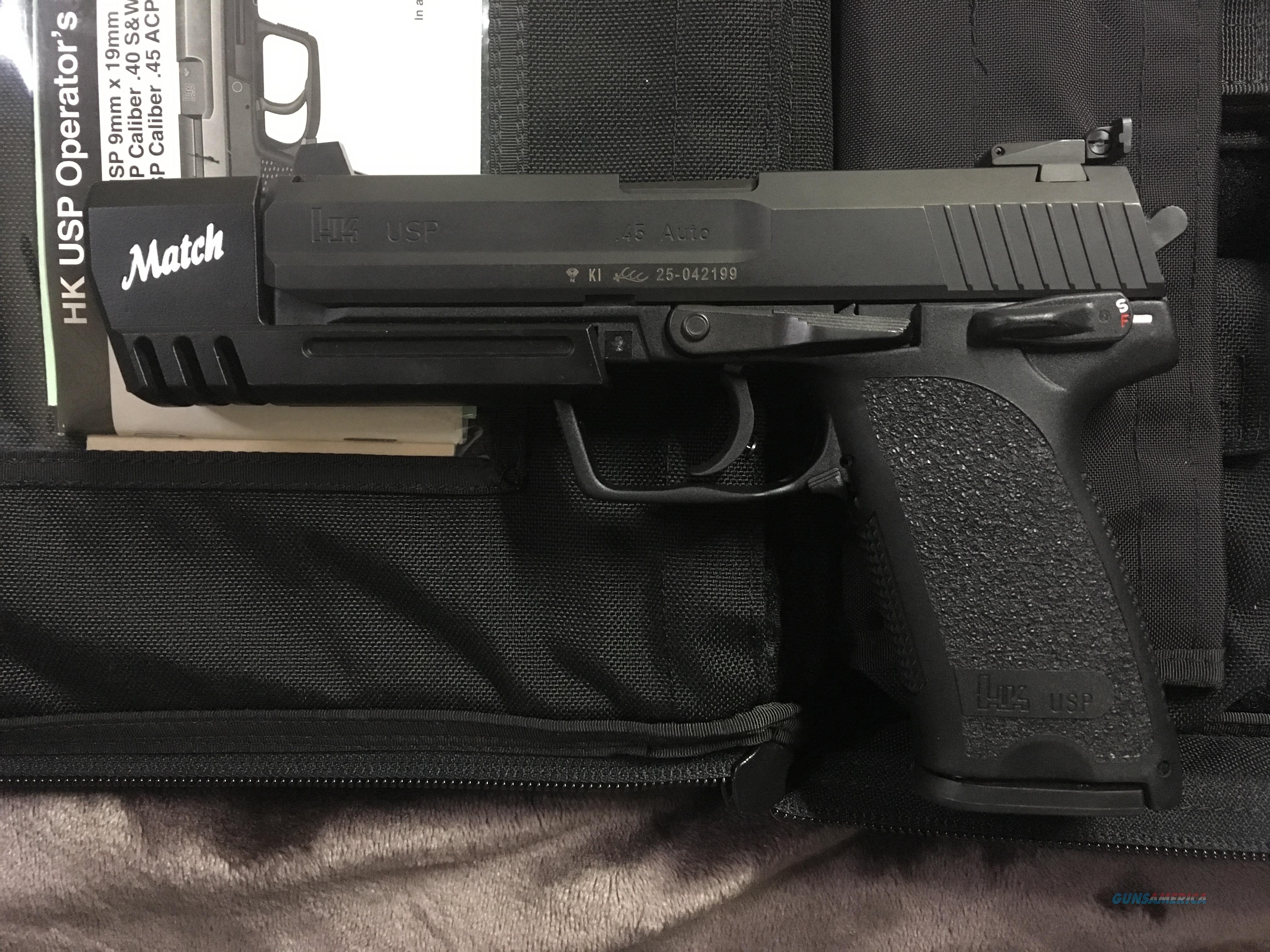 HK USP .45 Match for sale at Gunsamerica.com: 997386254