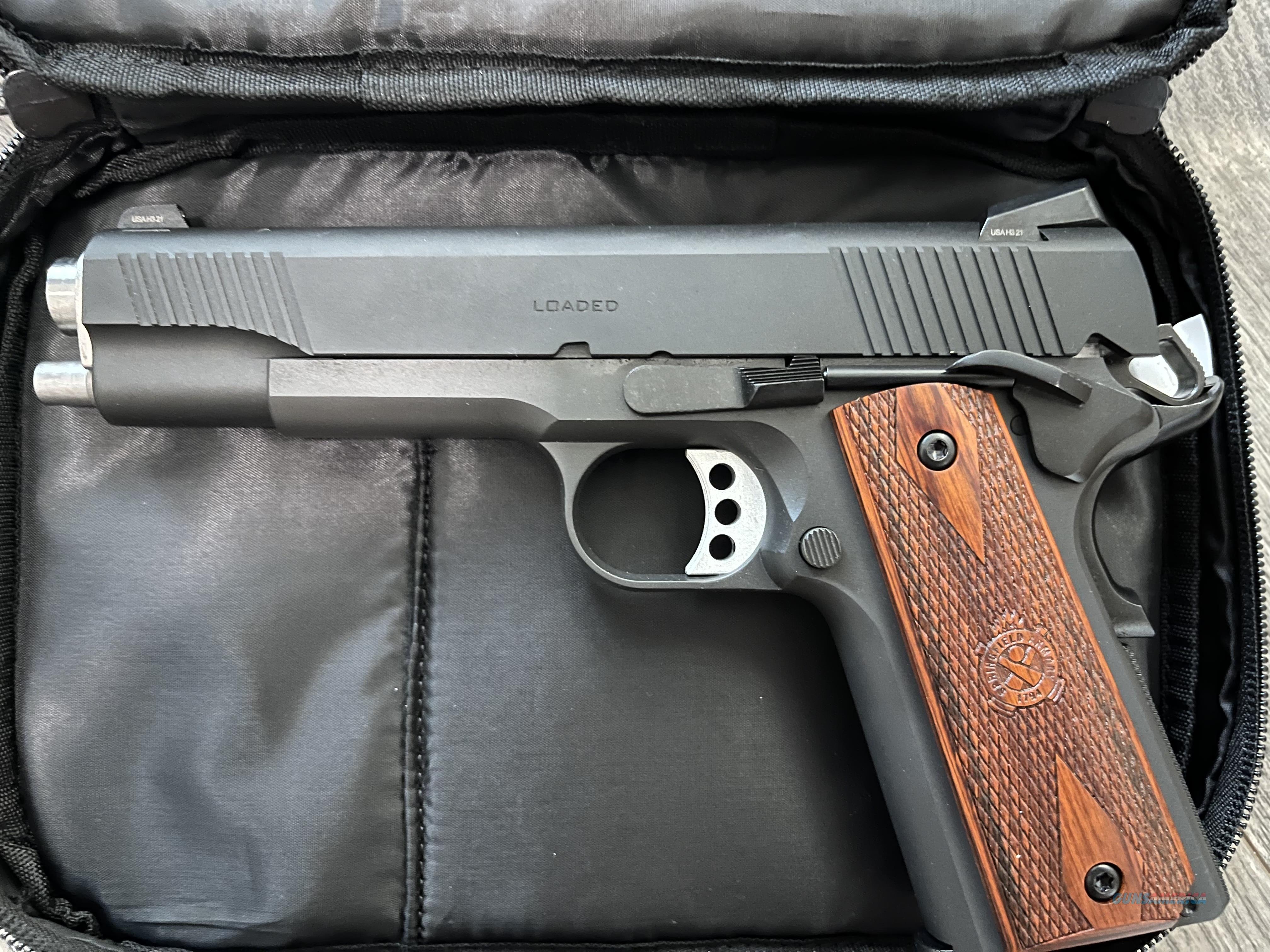 Springfield 1911 Loaded Parkerized ... for sale at Gunsamerica.com ...