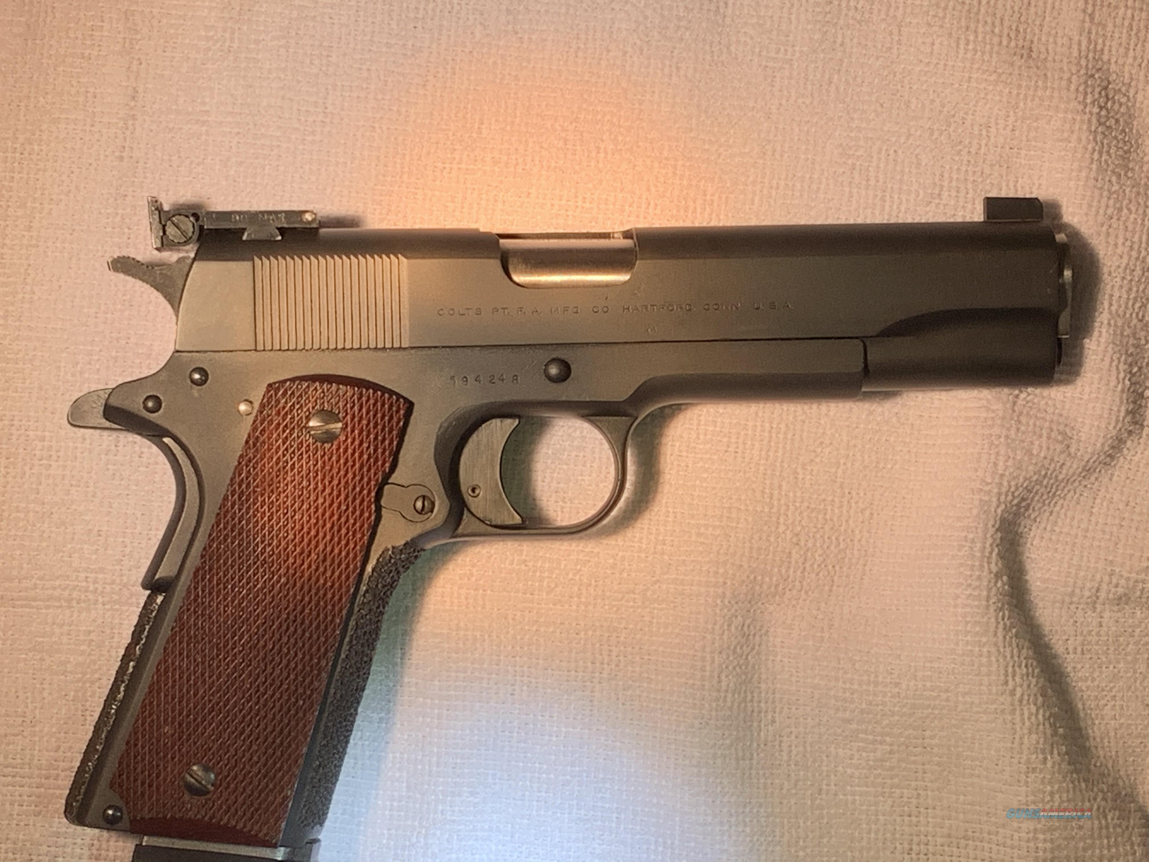 1948 Colt 1911 Super 38 Auto Match ... for sale at Gunsamerica.com ...