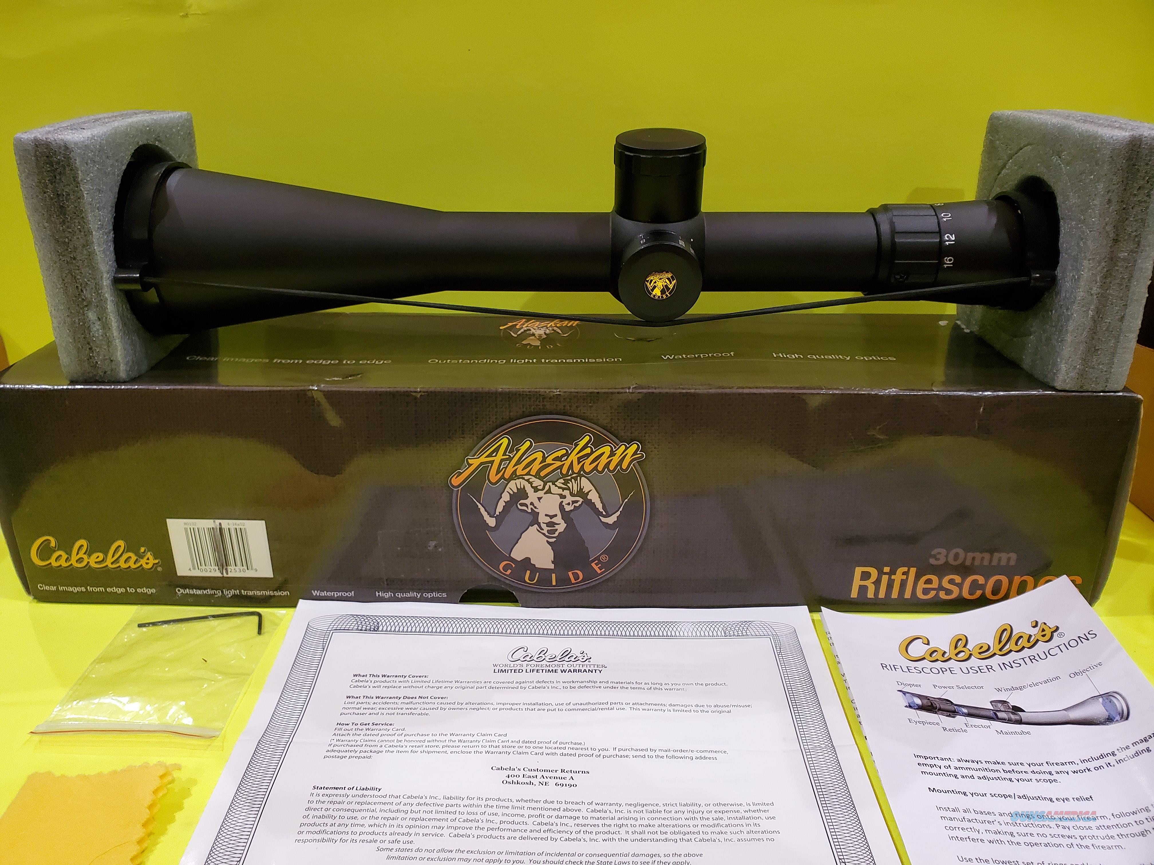 Cabela's Alaskan Guide Scope for sale at Gunsamerica.com: 906760092