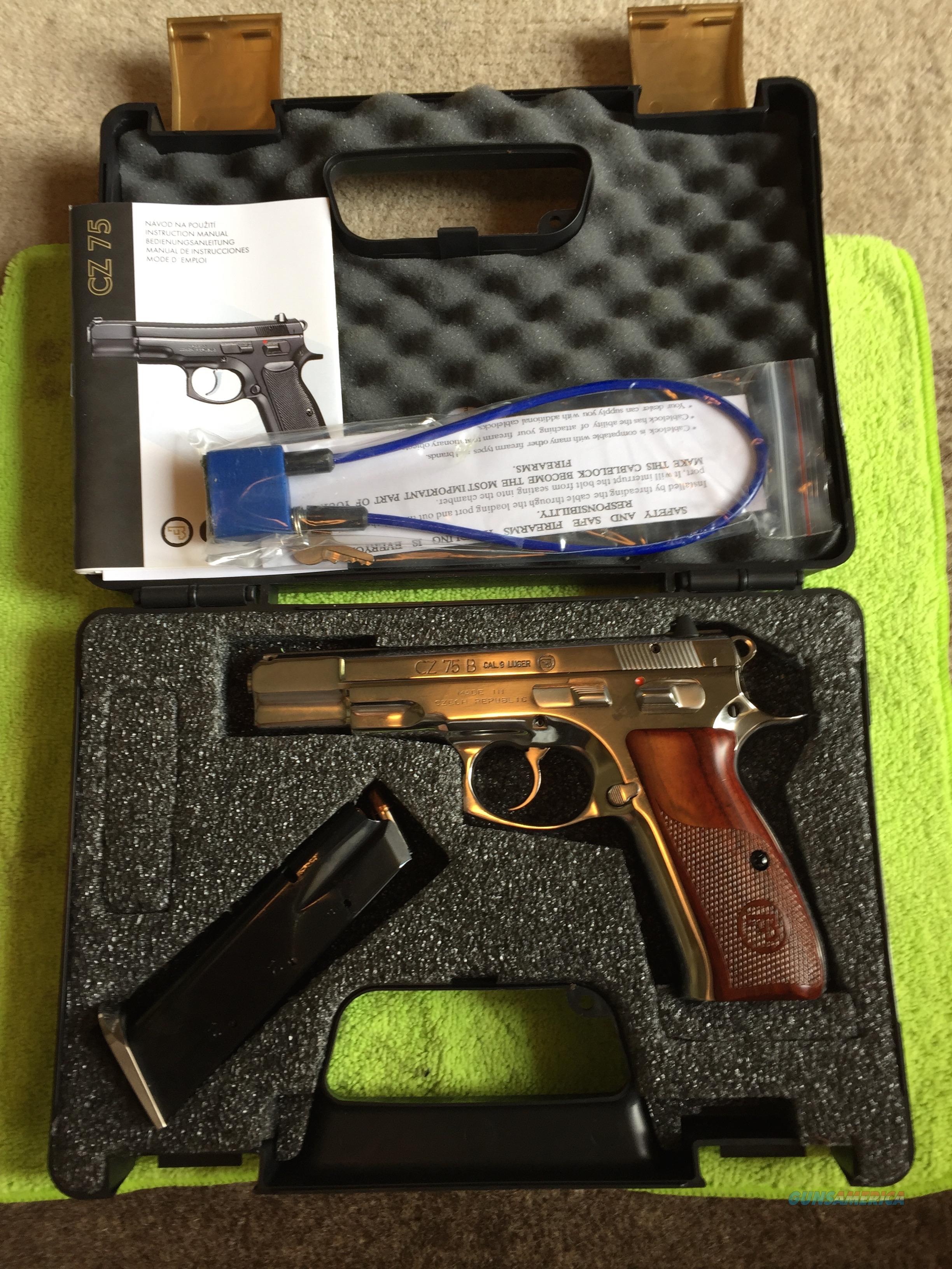 CZ 75 B Polished Stainless For Sale At Gunsamerica.com: 983530575