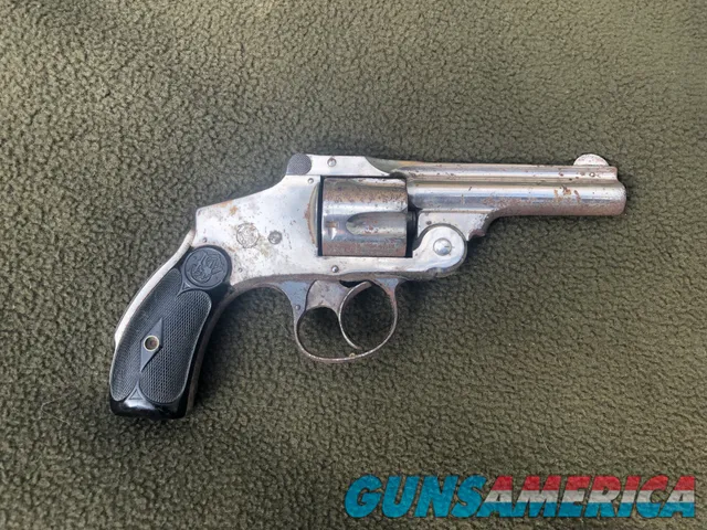 ANTIQUE SMITH AND WESSON HAMMERLESS PISTOL