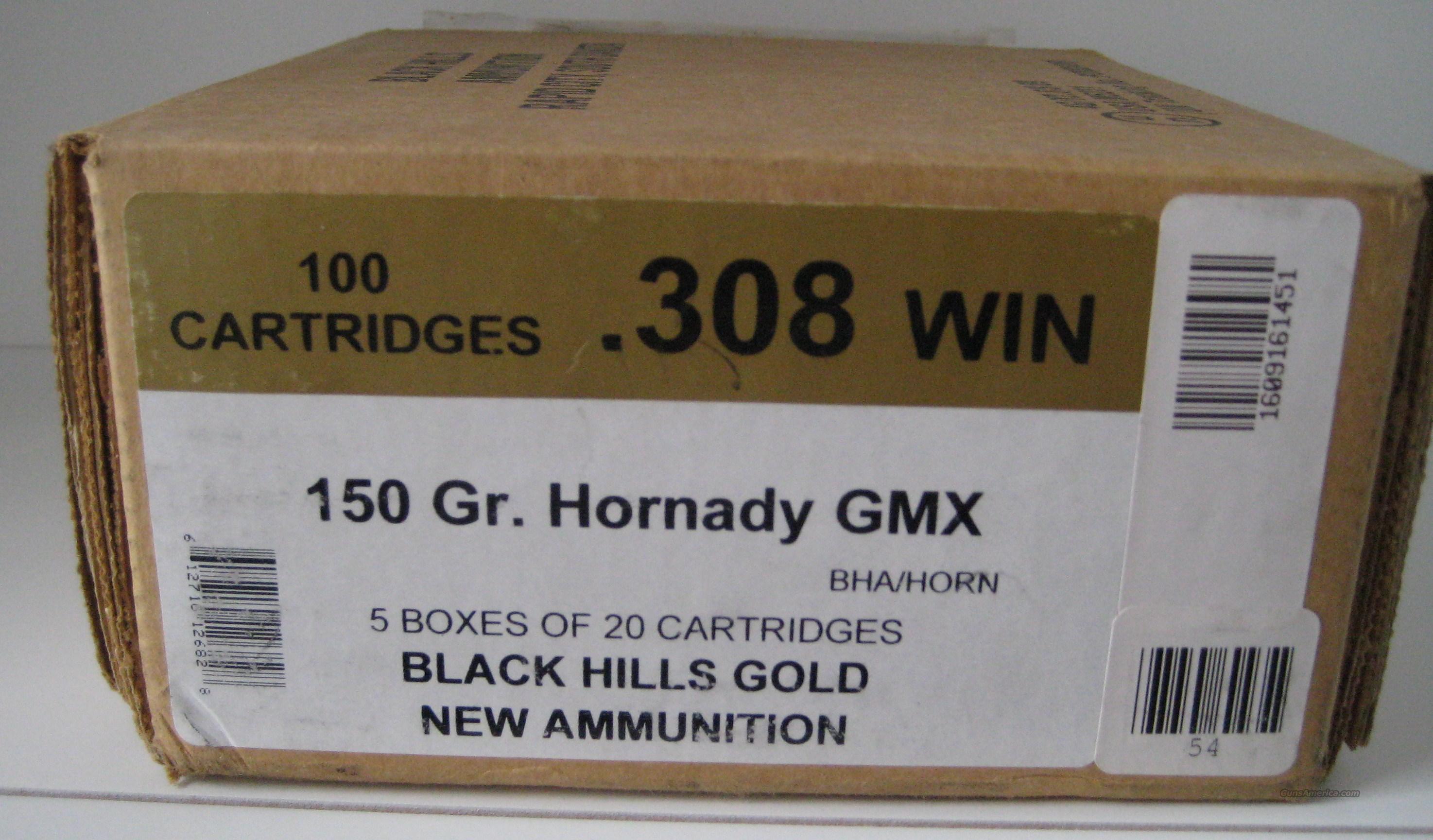 BLACK HILLS GOLD 308 150 GR Hornady... for sale at Gunsamerica.com ...