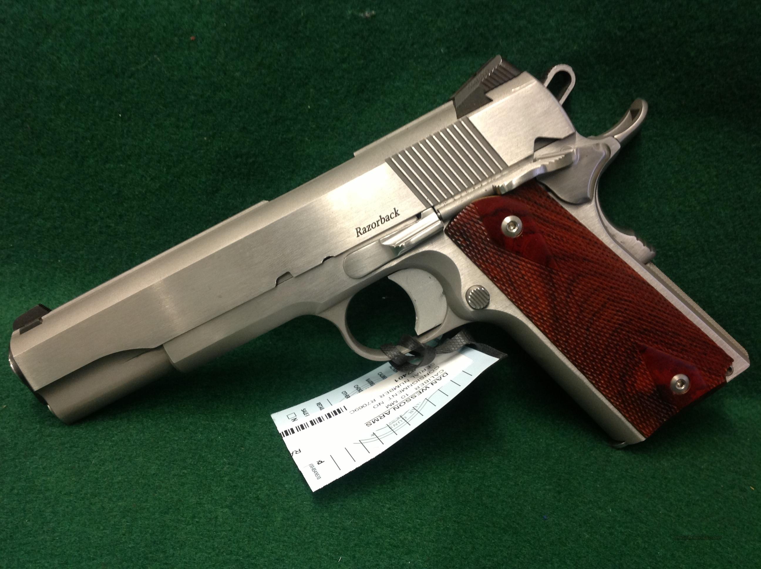 Dan Wesson Razorback 10mm for sale at Gunsamerica.com: 949680264