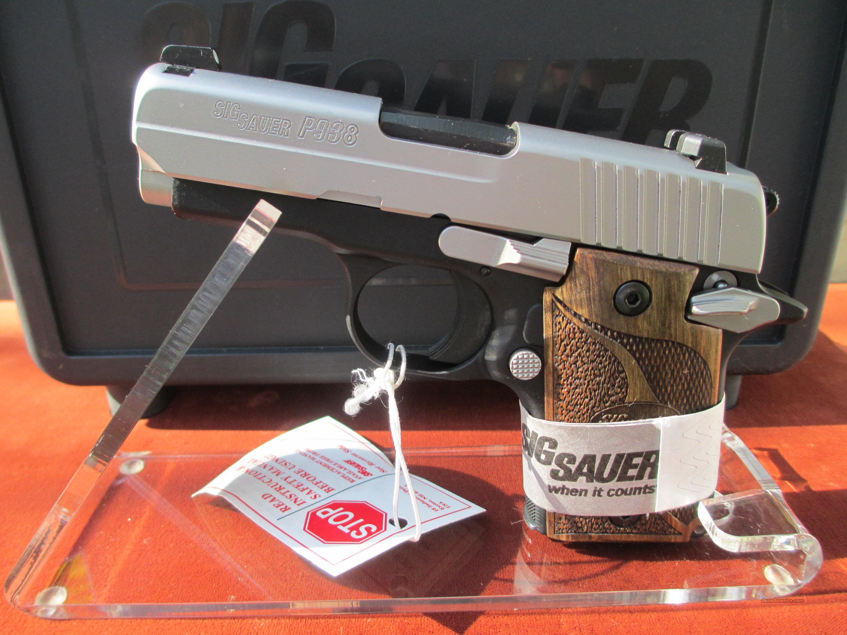 SIG SAUER P938-9-SAS IN 9MM for sale at Gunsamerica.com: 992135023