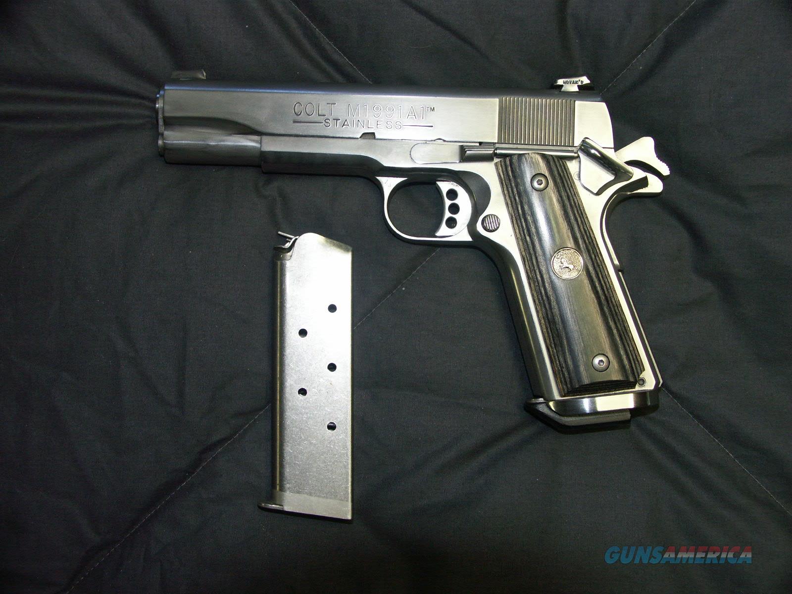 colt 1991A1 stainless 1911 series 80 for sale