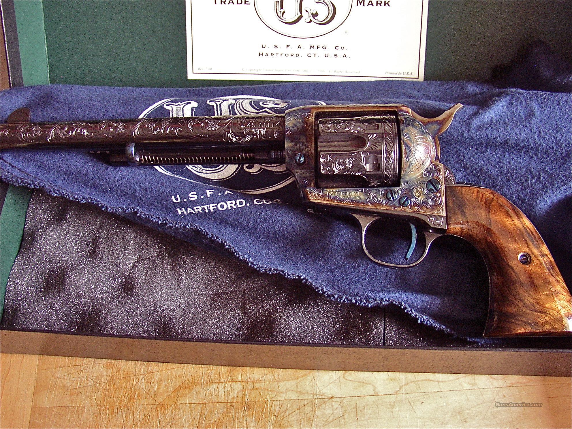 Usfa .45 Colt Saa Armory D Engraved For Sale At Gunsamerica.com 