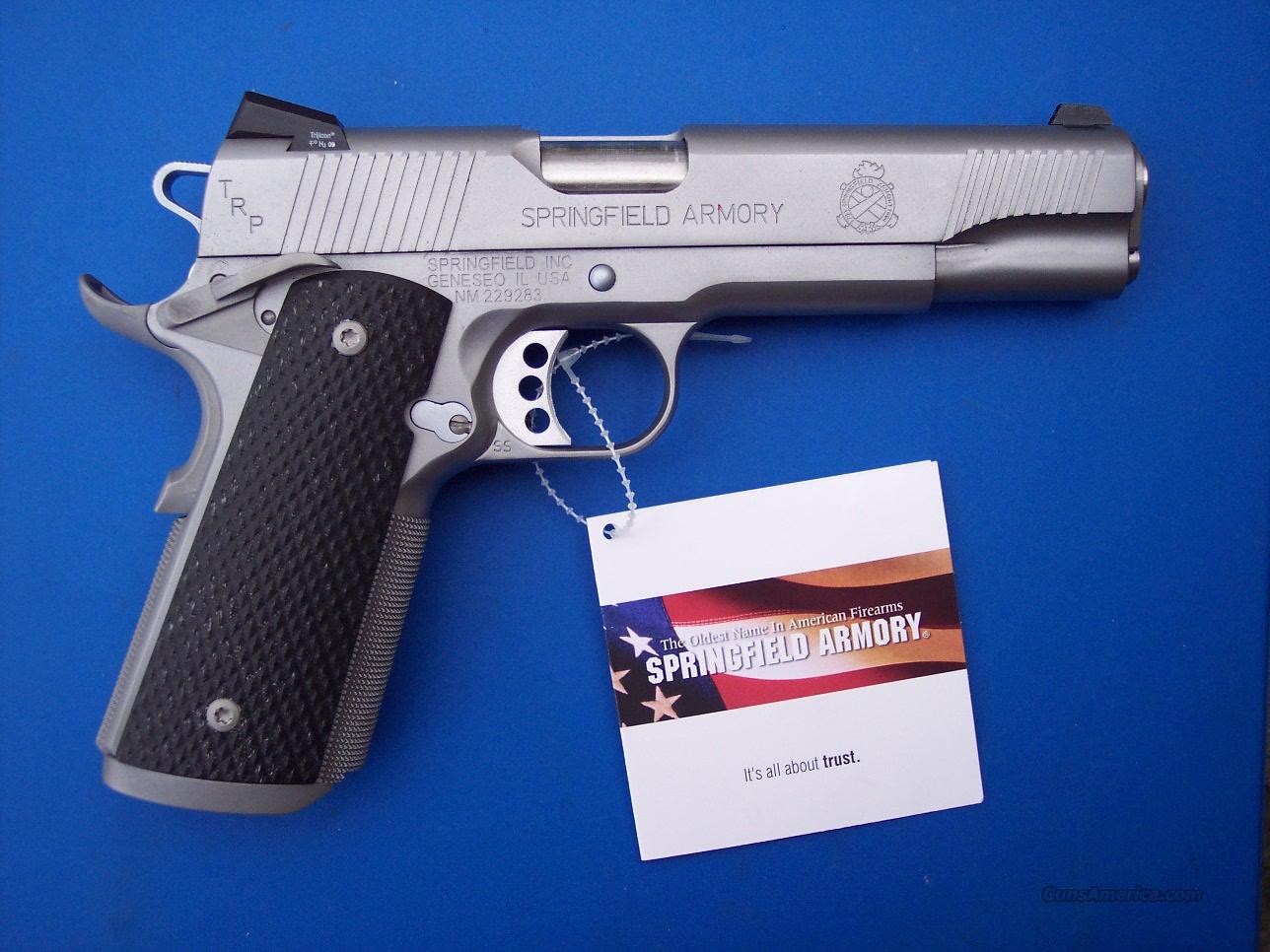 Springfield 1911 Trp Stainless 45 A For Sale At 906219004 7575