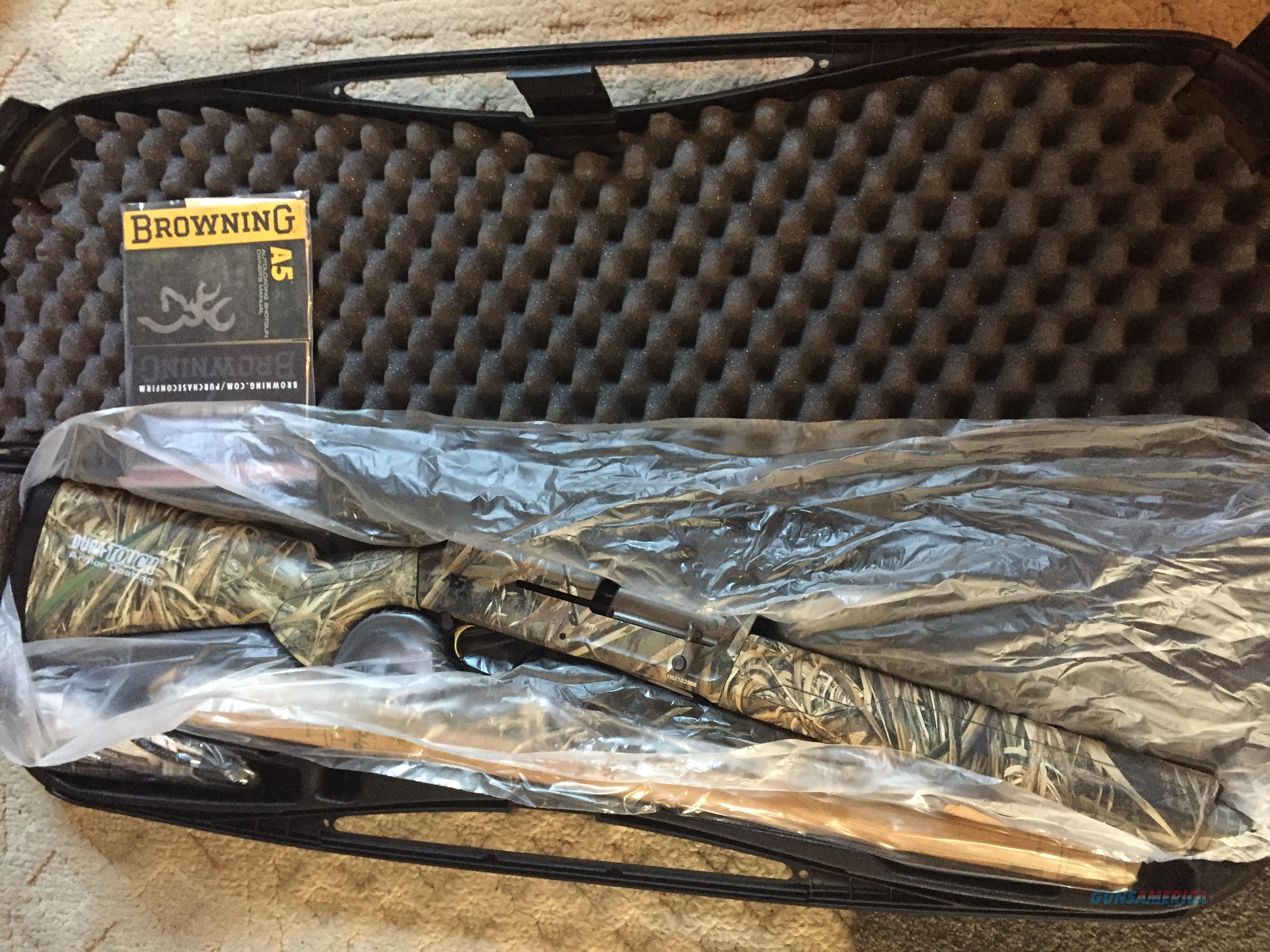 NEW Browning A5 12 gauge MAX5 camo ... for sale at Gunsamerica.com ...