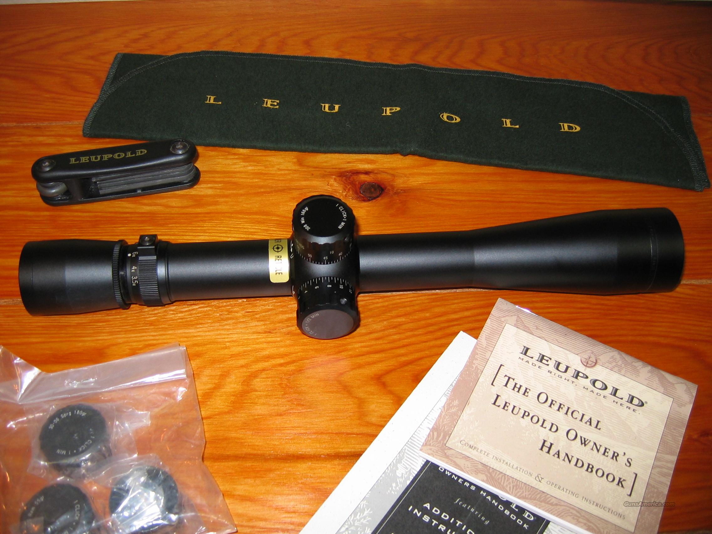 Leupold 3.5x10 M3 LR scope for sale at Gunsamerica.com: 966764629