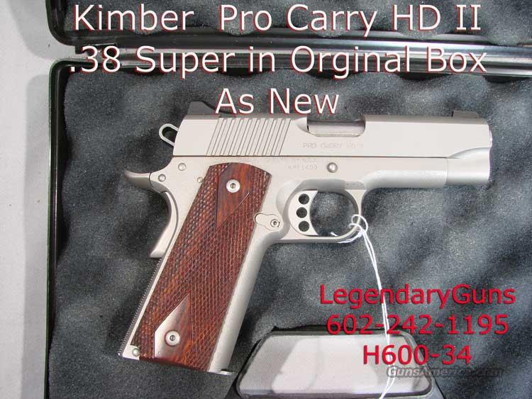 Kimber Pro Carry Hd Ii 38 Super For Sale At 901435351