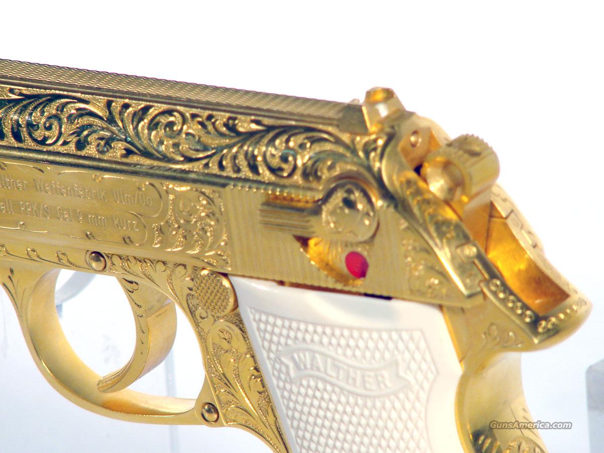 Walther PPK/s Gold plated, Engraved... for sale at Gunsamerica.com ...