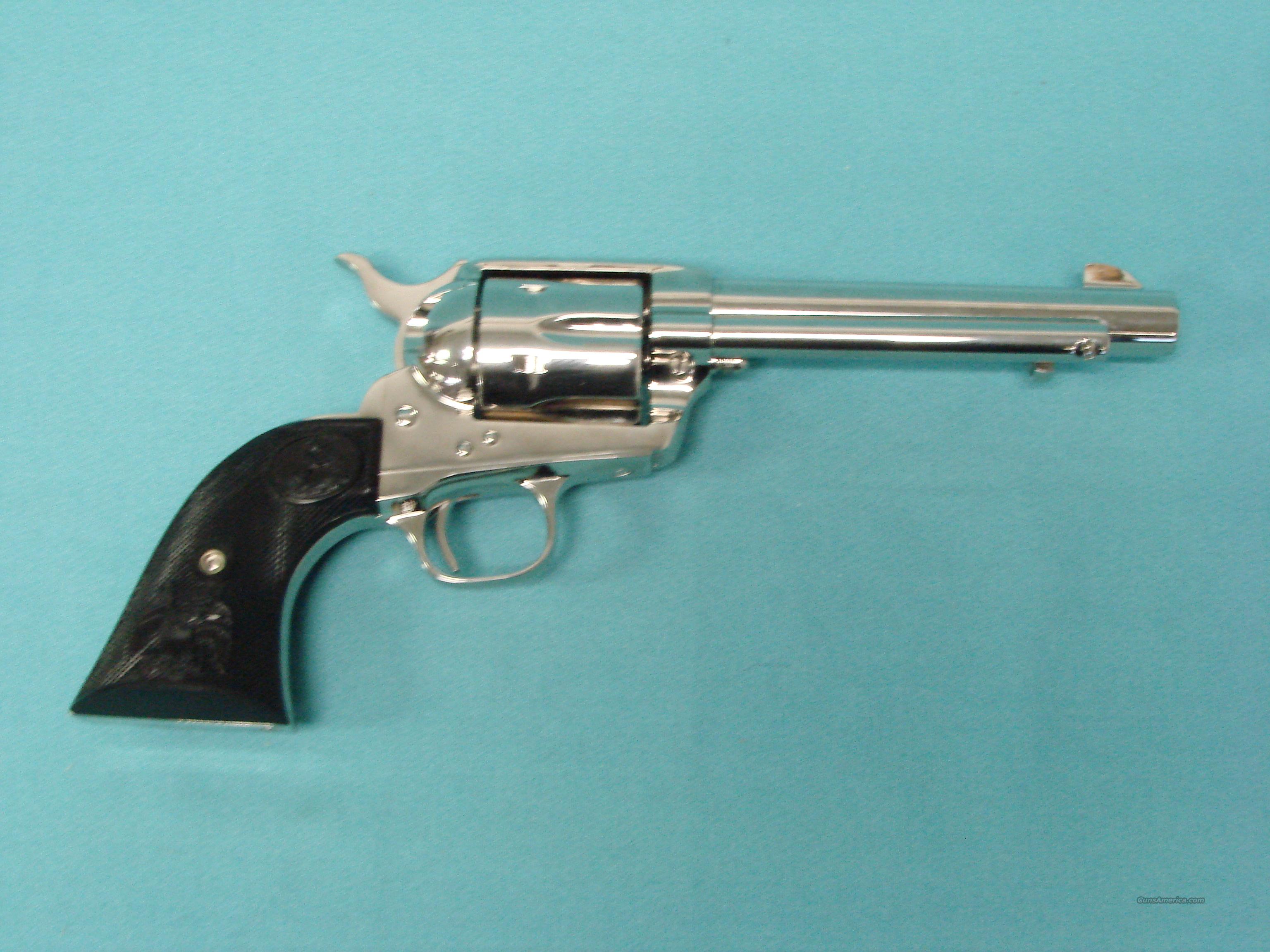 Colt Single Action Army Nickel 44-4... for sale at Gunsamerica.com ...