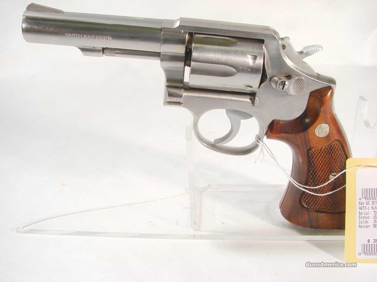 S&W Model 65-2 Stainless 4 inch .35... for sale at Gunsamerica.com ...