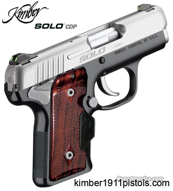 Kimber Solo Cdp 9mm With Crimson Tr For Sale At 987483338 9887