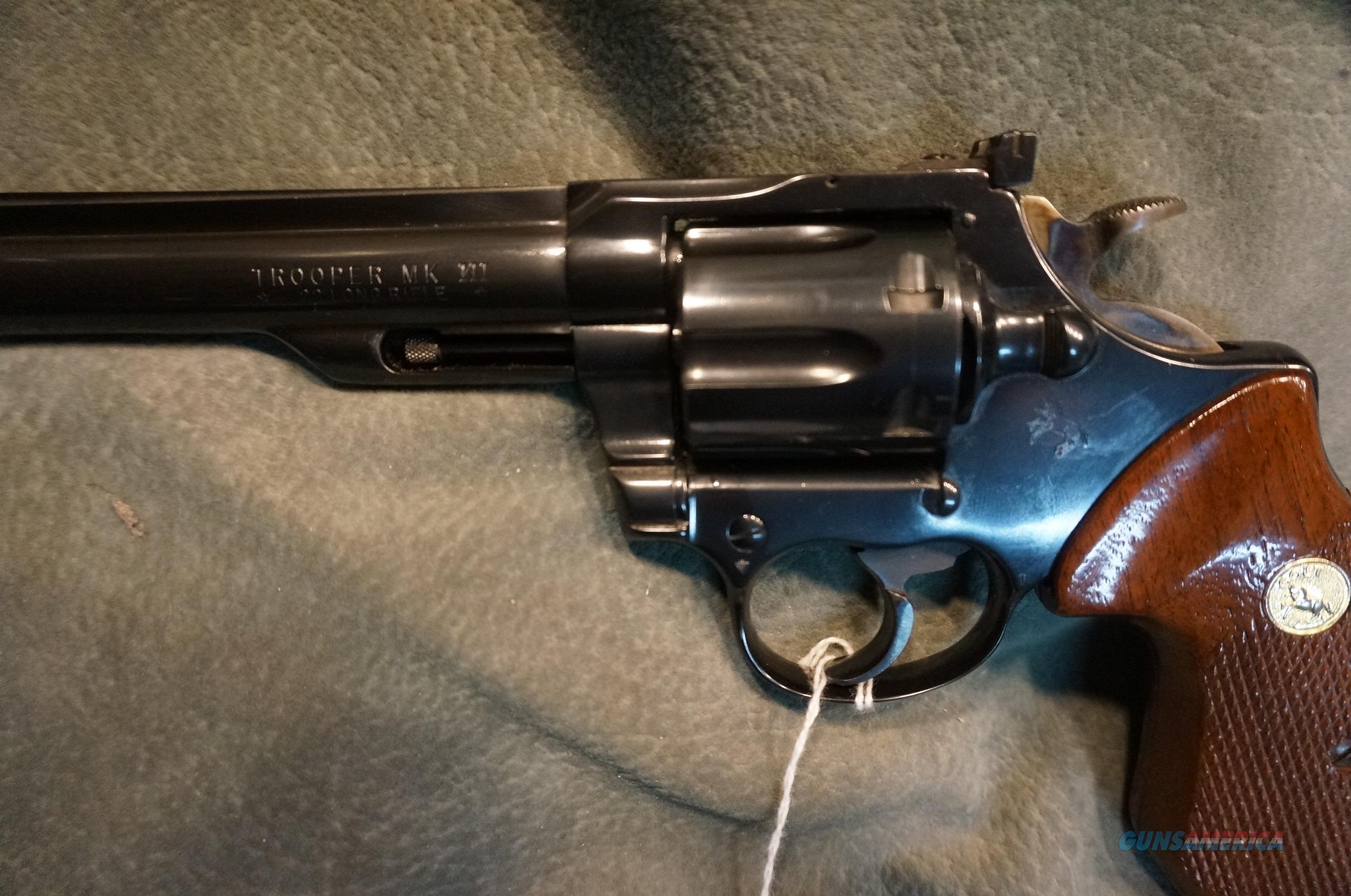 Colt Trooper Mkii Revolver For Sale 6475