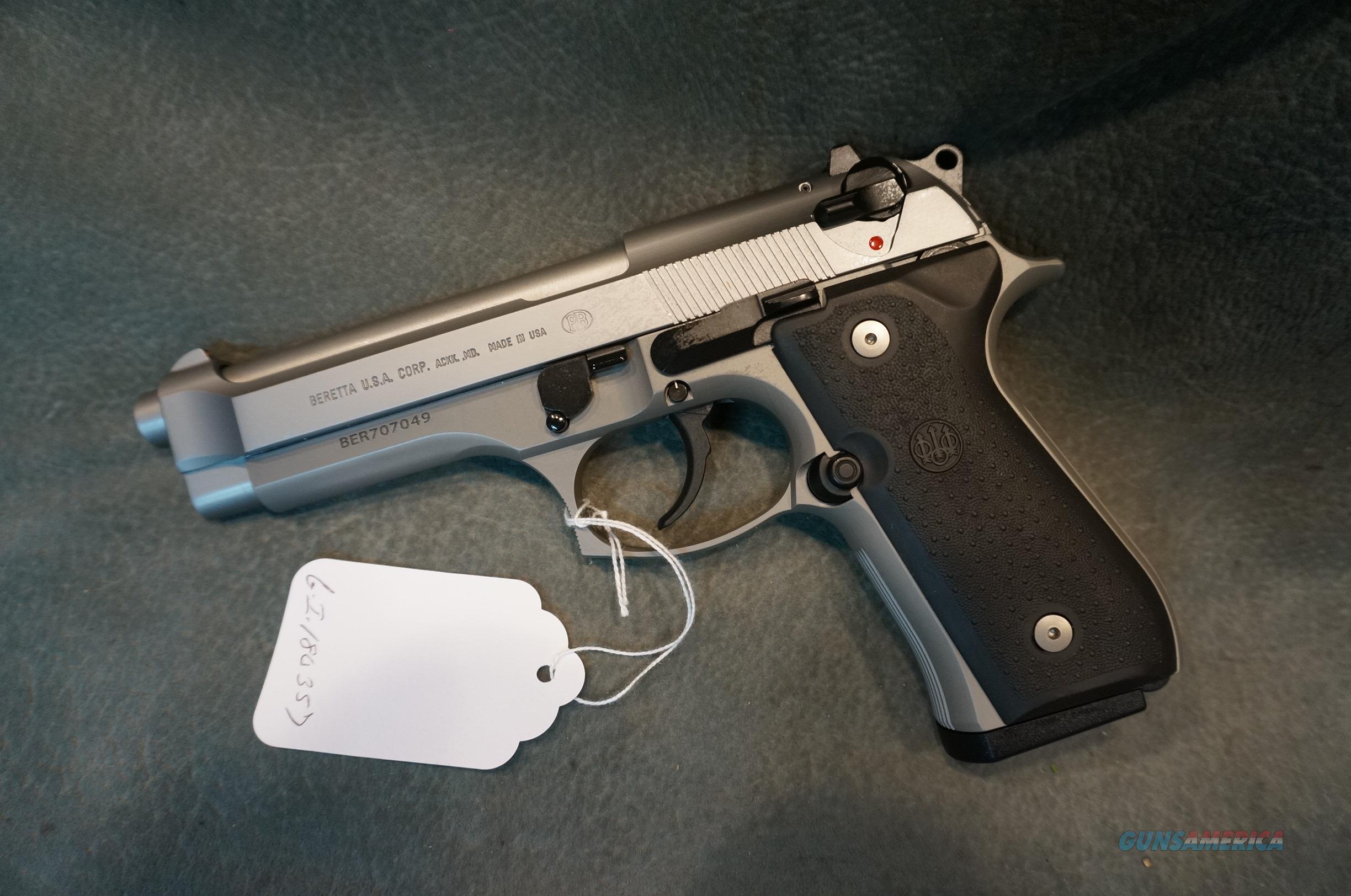 Beretta Model 92fs 9mm Stainless Ni For Sale At Gunsamerica.com 