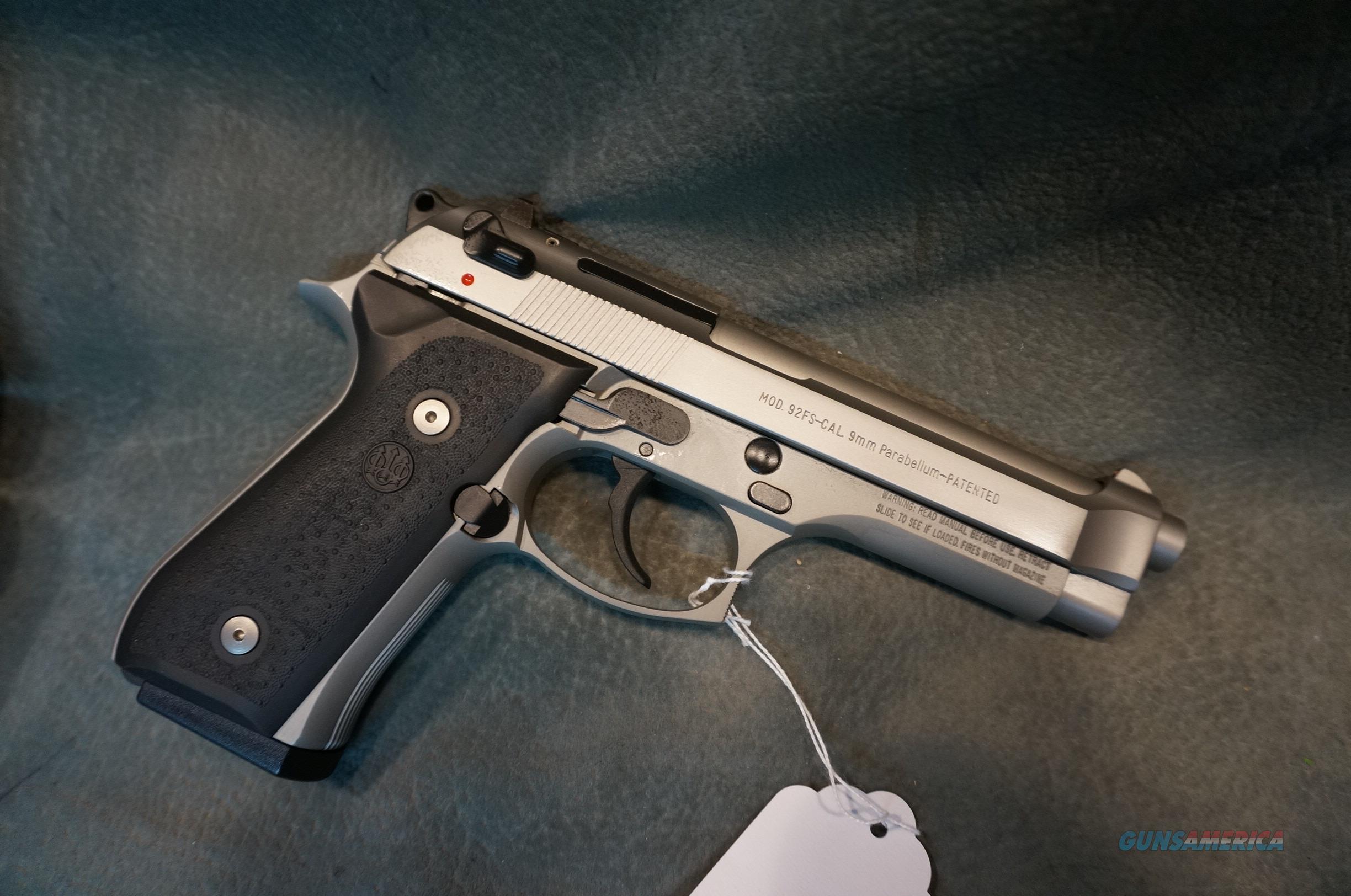 Beretta Model 92FS 9mm stainless NI... for sale at Gunsamerica.com ...