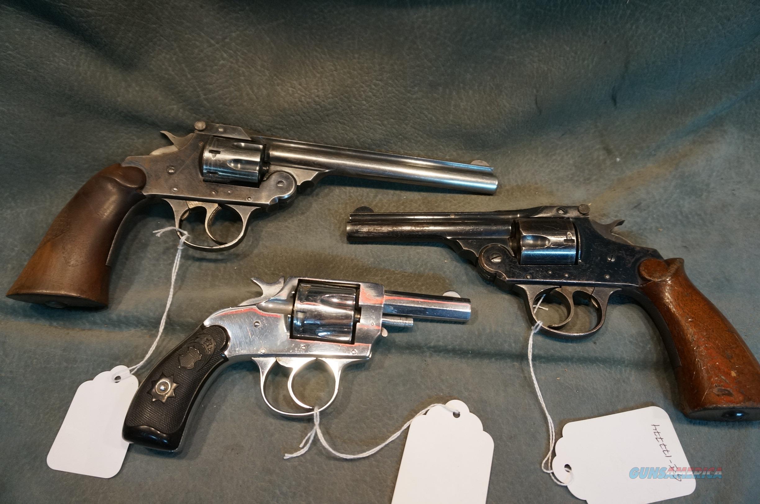 3 old revolvers Iver Johnson ect for sale at Gunsamerica.com: 957074580