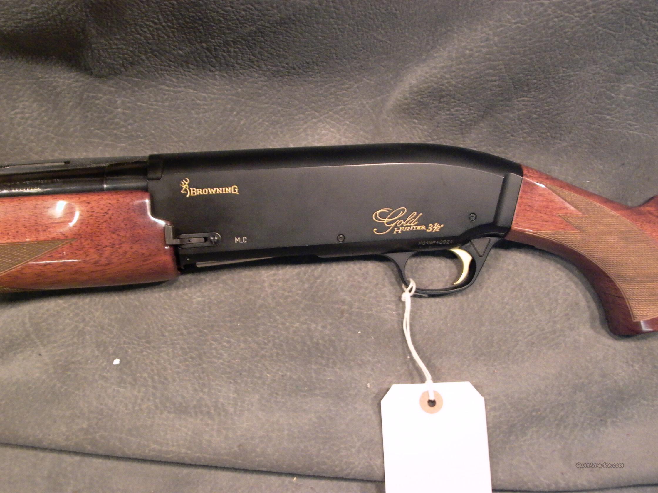 Browning Gold Hunter 12Ga 3 1/2