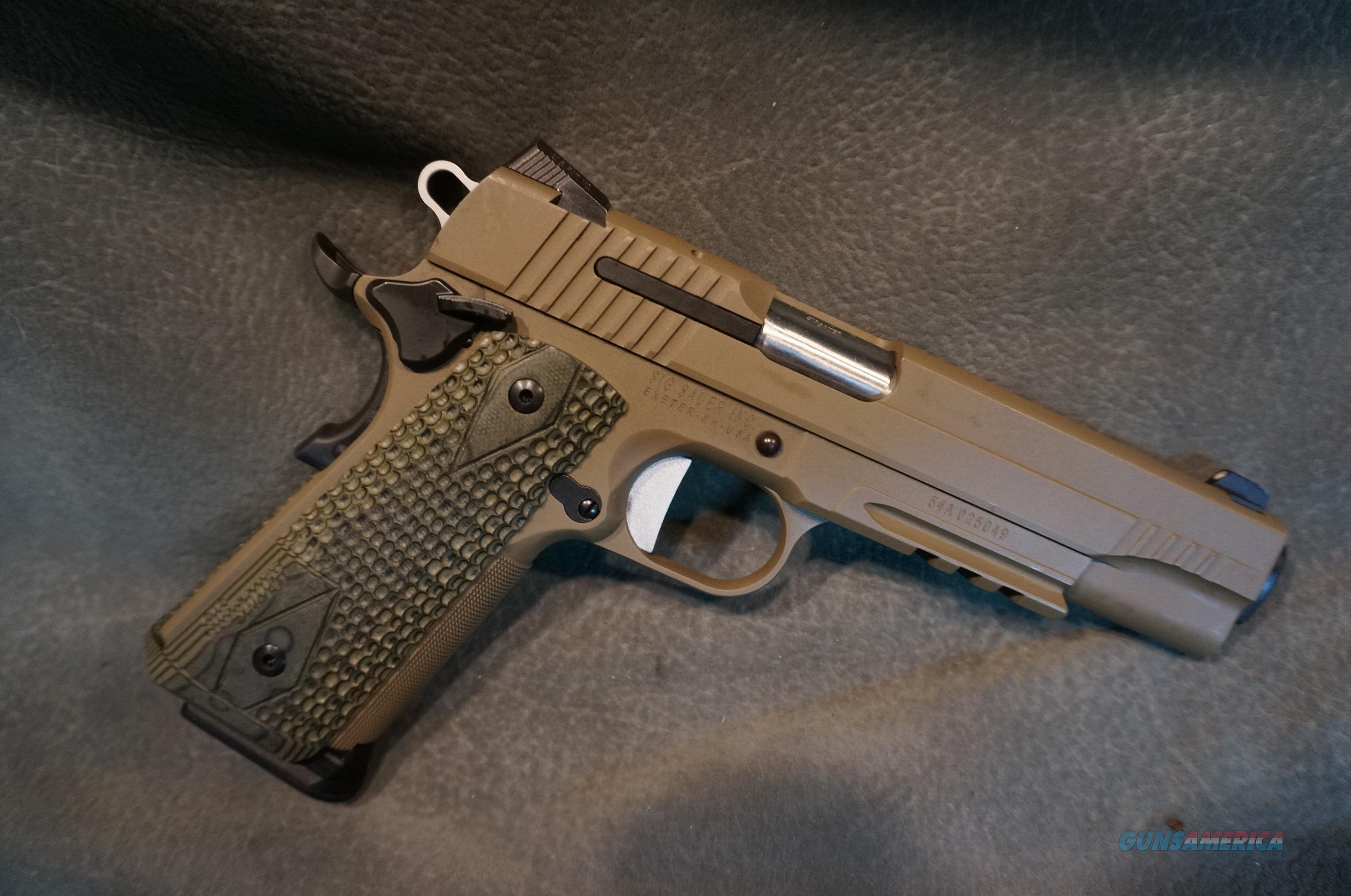 SigSauer 1911 Scorpion 45ACP FDE e... for sale at Gunsamerica.com ...