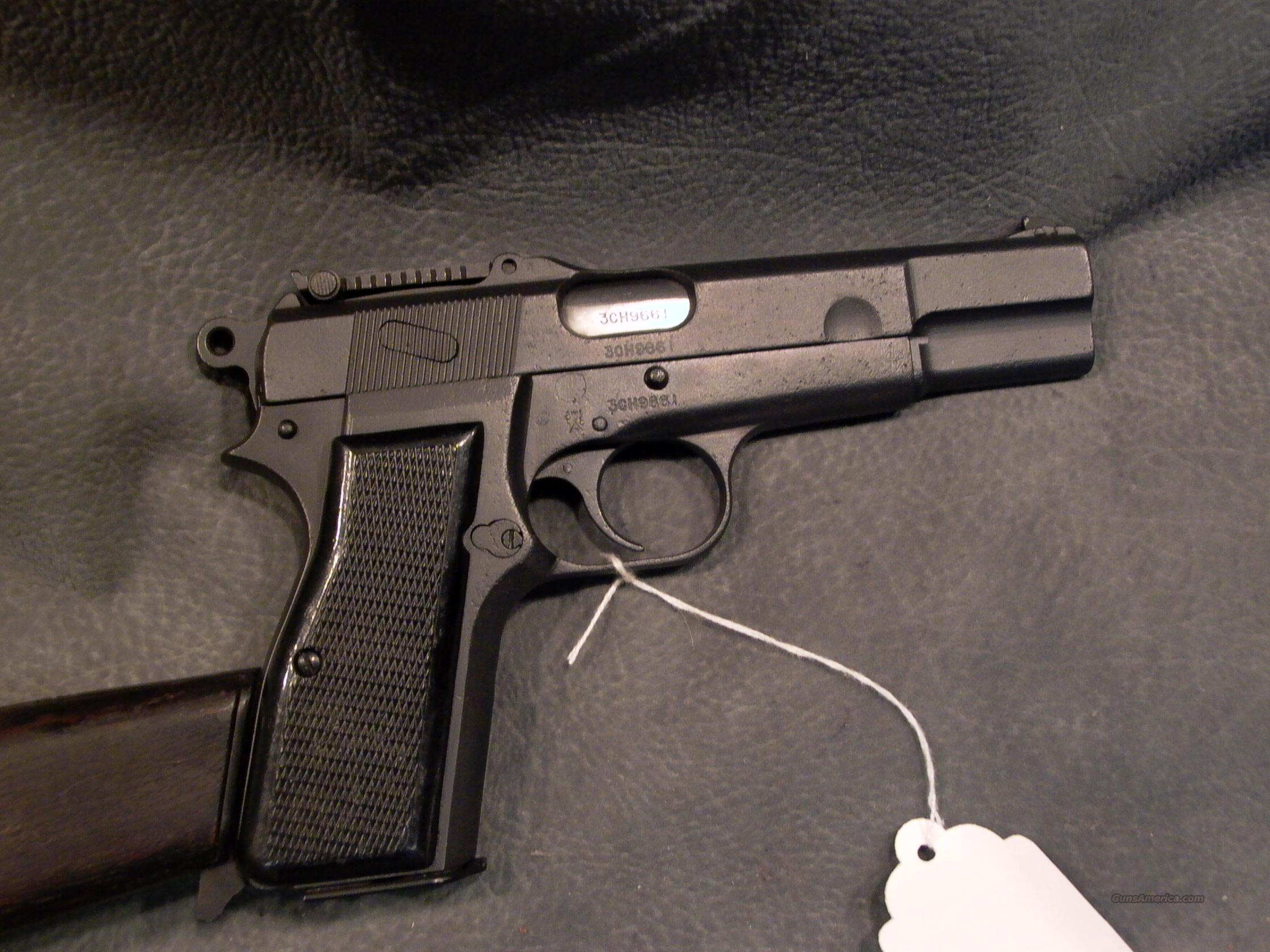 Browning FN Inglis 9mm with shoulde... for sale at Gunsamerica.com ...